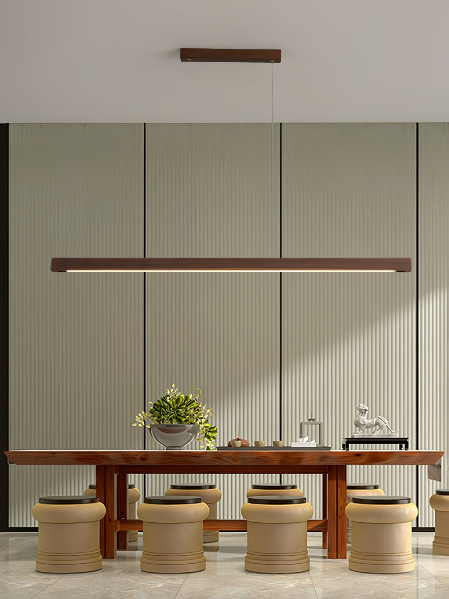 Linear Horizon Pendant Light - Blowlighting