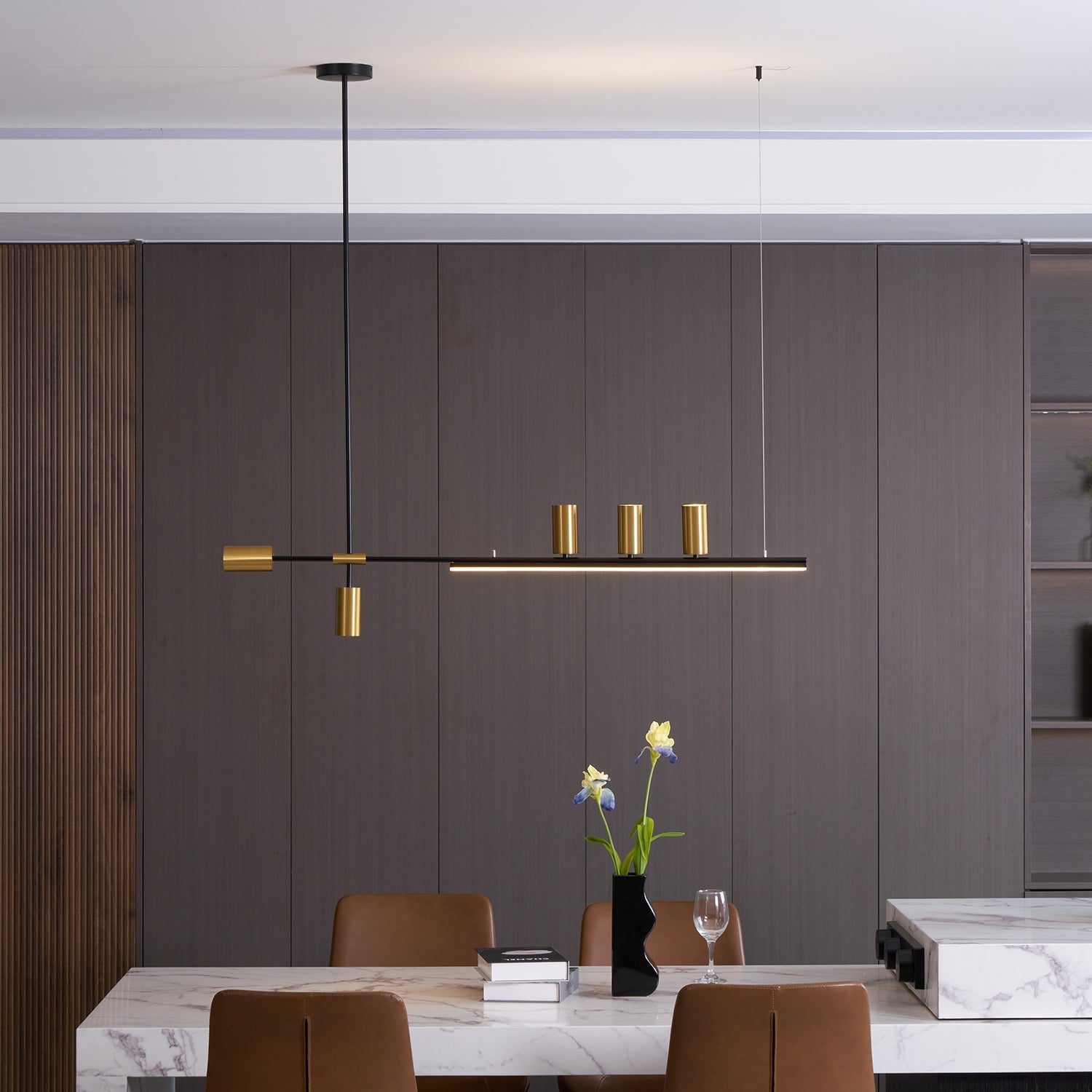 Linear Island Pendant Lamp - Blowlighting