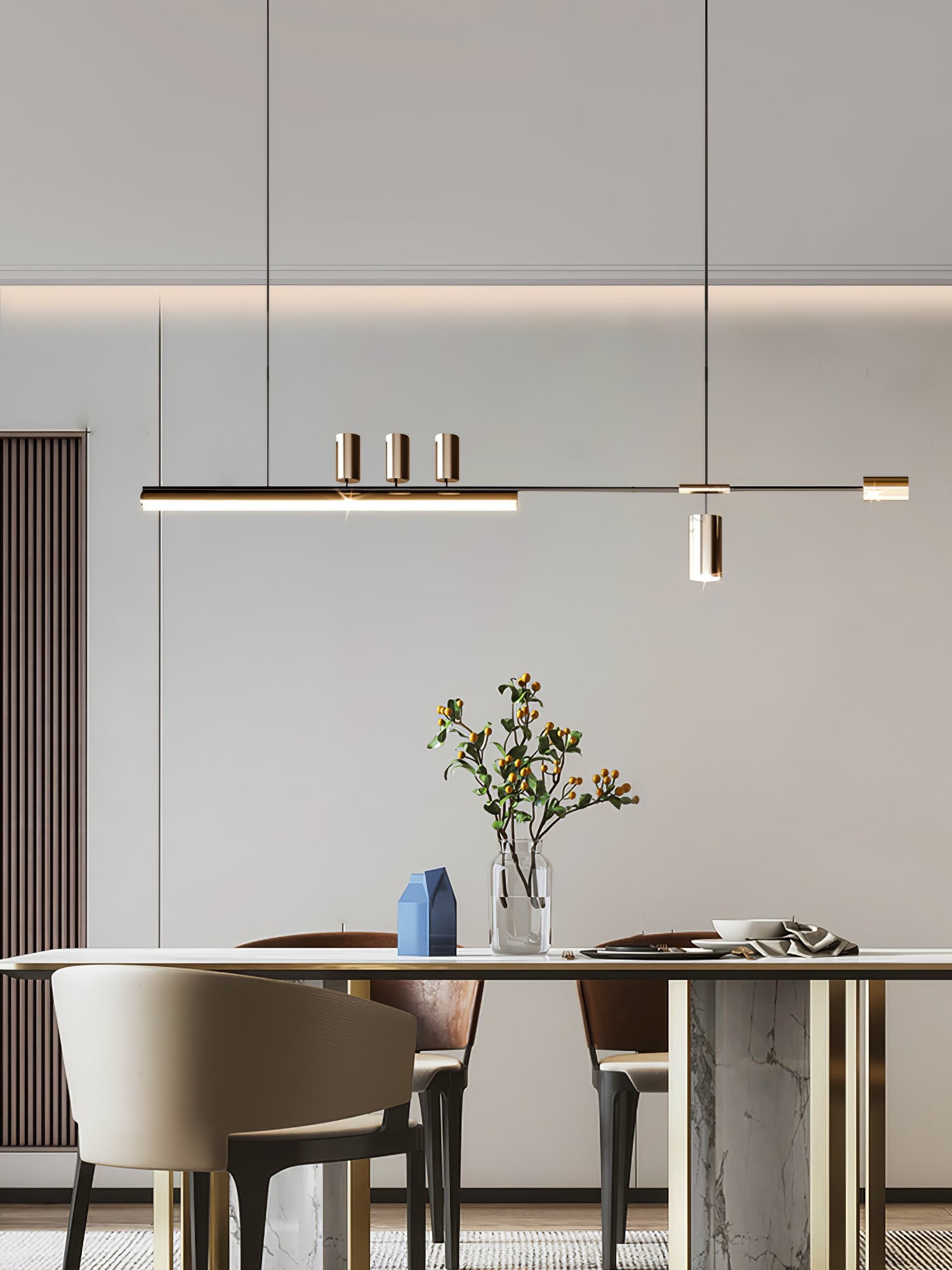 Linear Island Pendant Lamp - Blowlighting