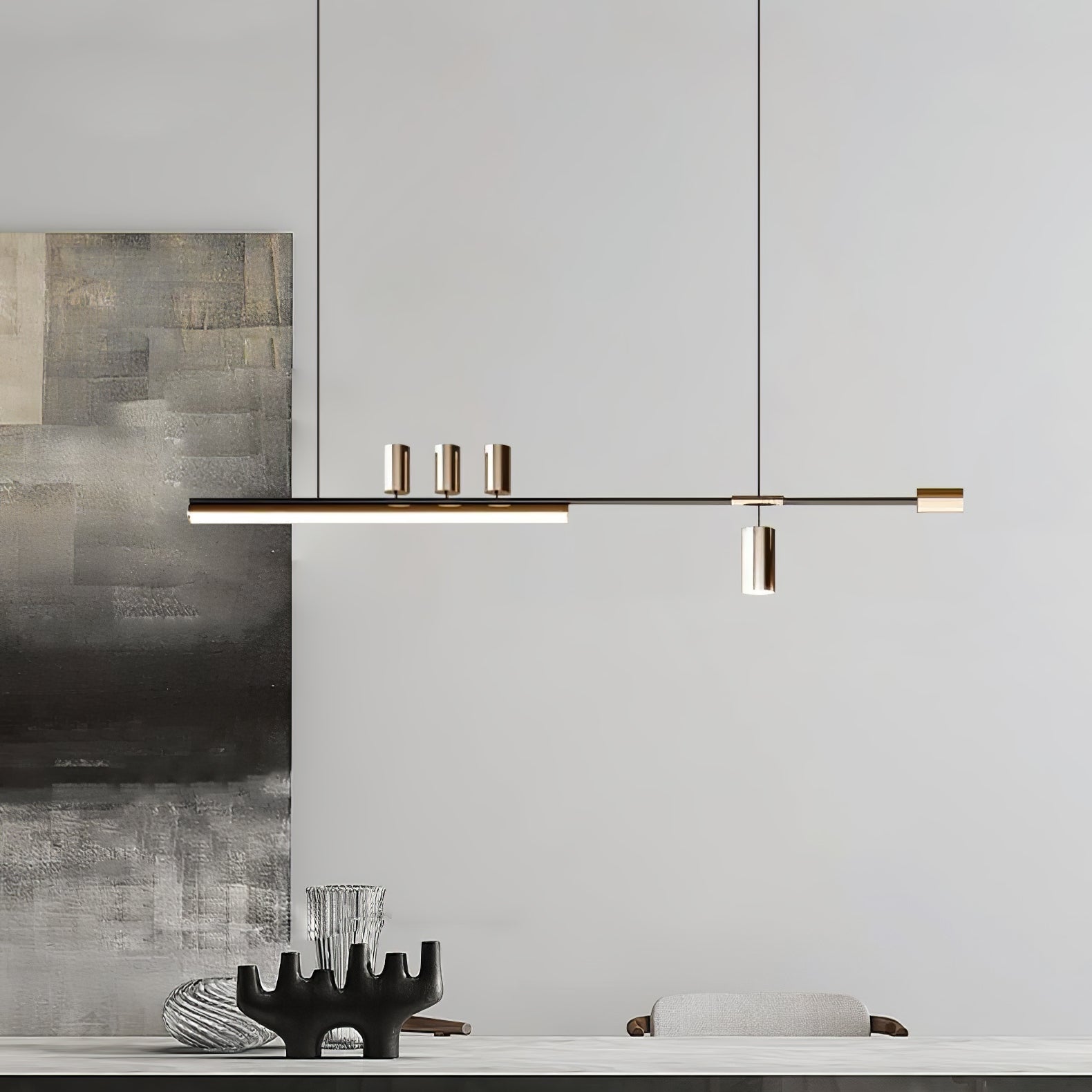 Linear Island Pendant Lamp - Blowlighting