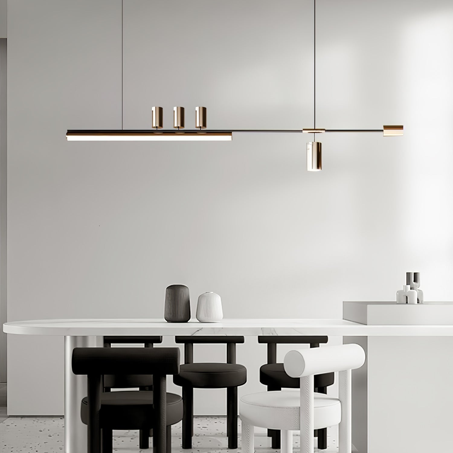 Linear Island Pendant Lamp - Blowlighting
