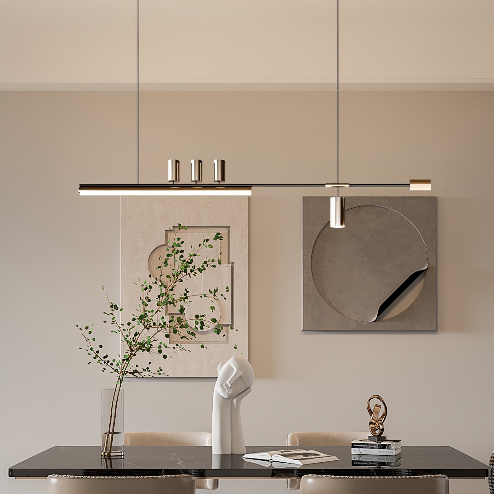 Linear Island Pendant Lamp - Blowlighting