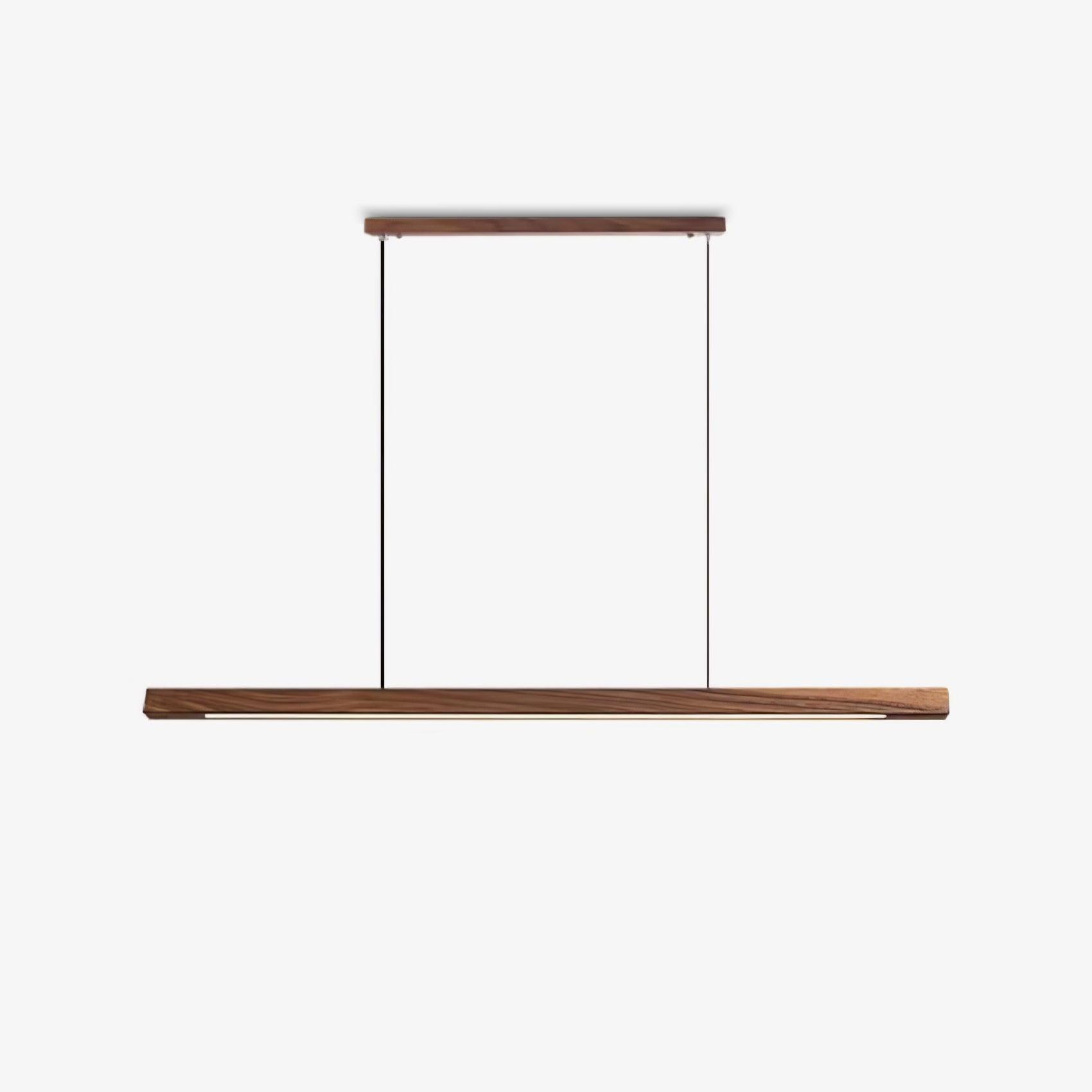 Linear Wooden Pendant Light - Blowlighting