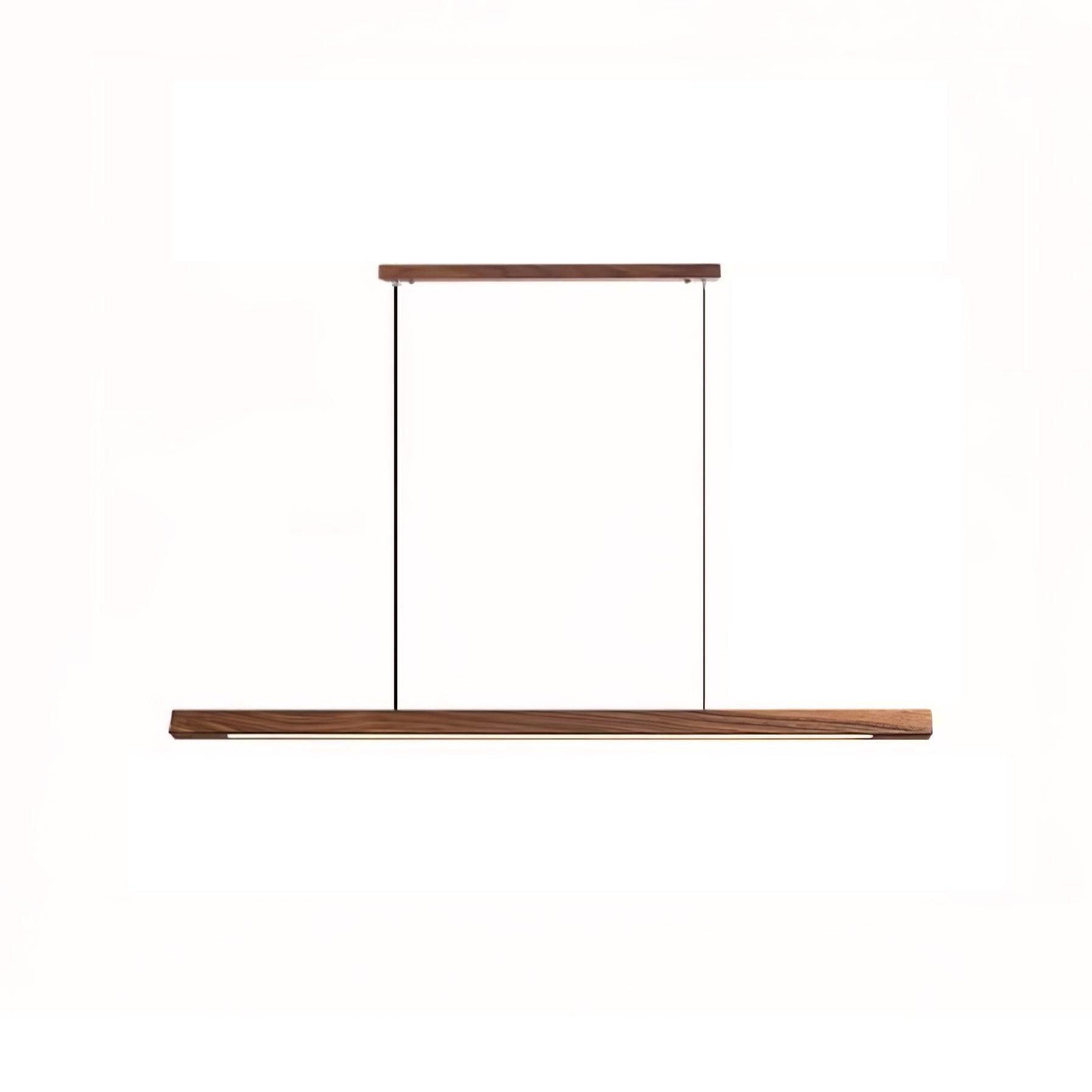 Linear Wooden Pendant Light - Blowlighting