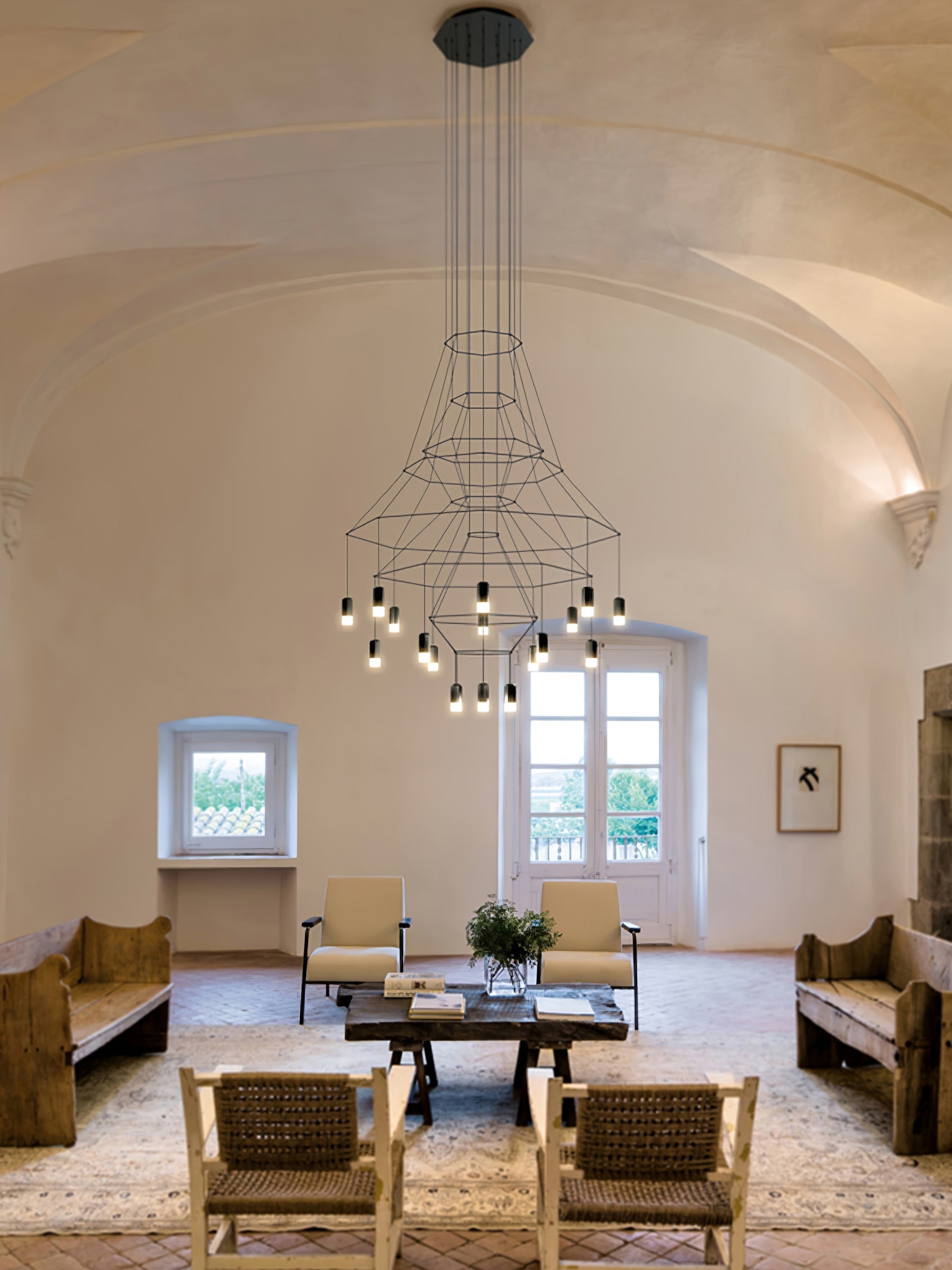 Lines Chandelier - Blowlighting