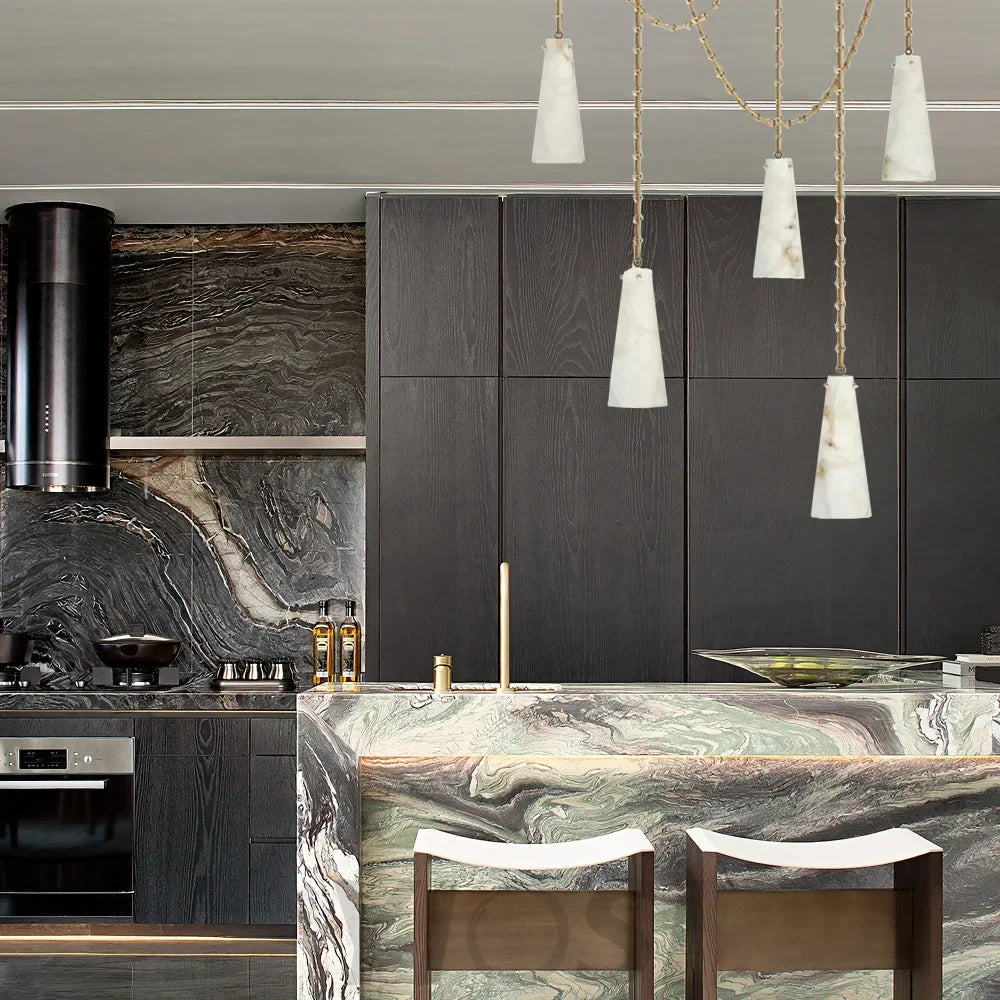 Linka Eclectic Brass Chandelier