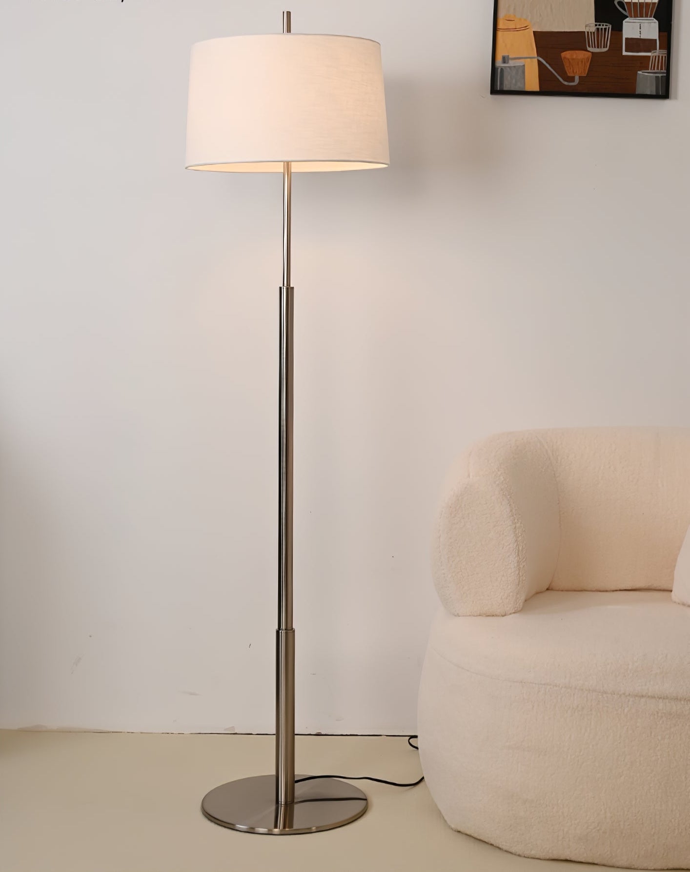 Brooks Minimalist Metal Floor Lamp - Blowlighting