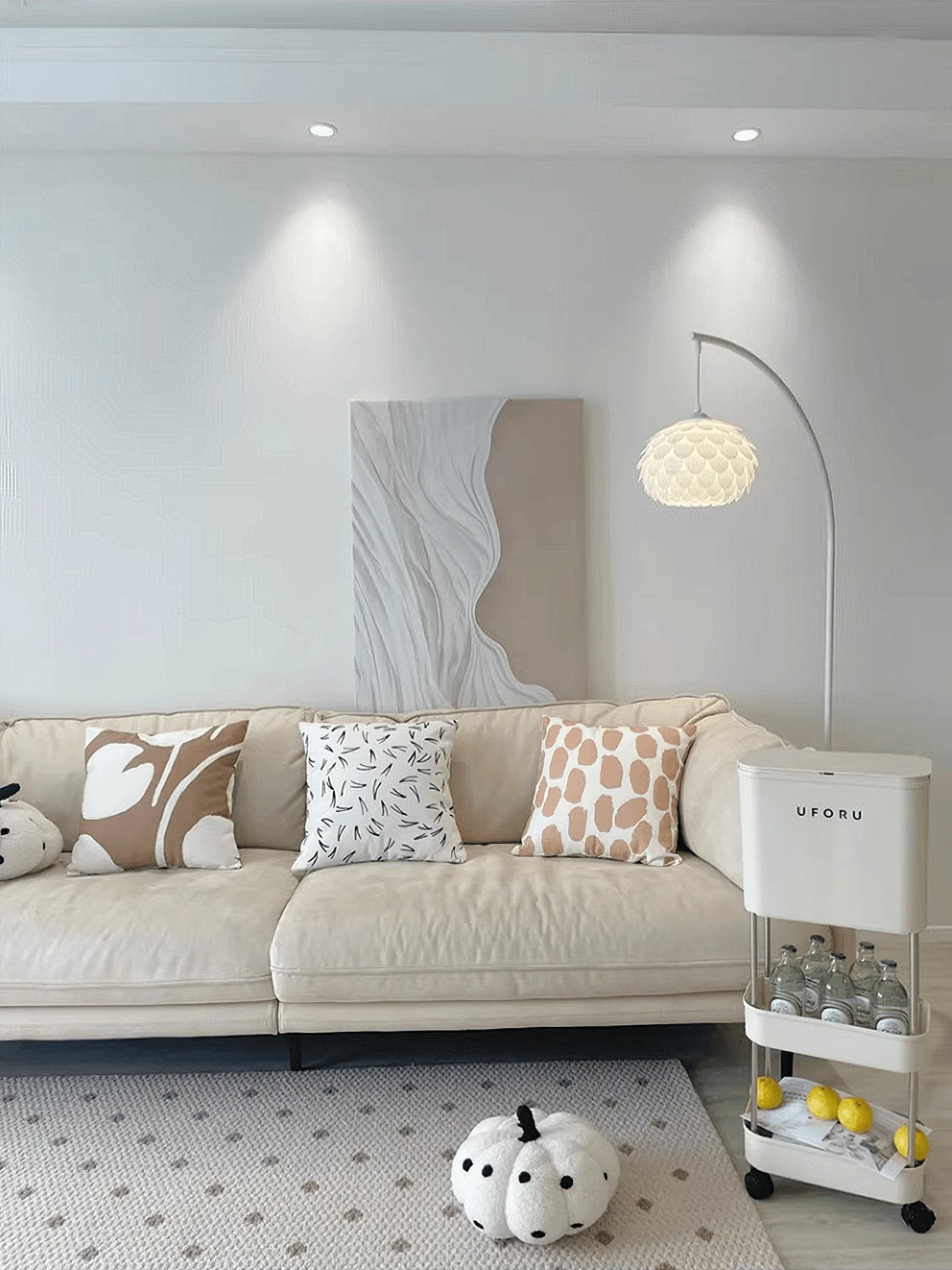 Gordon Modern Metal Floor Lamp - Blowlighting