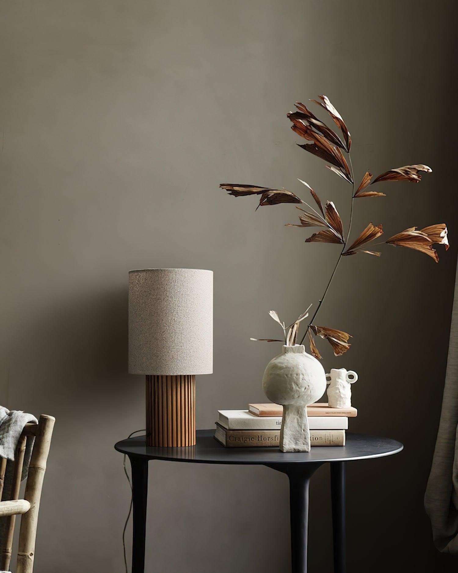 Grove Vintage Fabric Table Lamp - Blowlighting