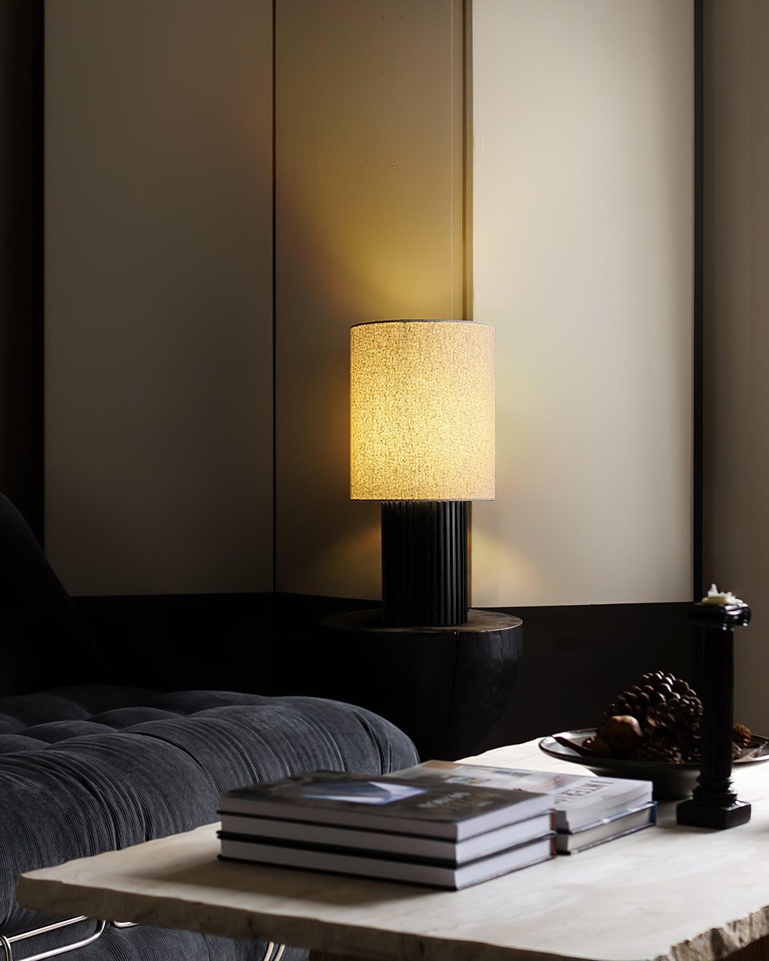 Grove Vintage Fabric Table Lamp - Blowlighting