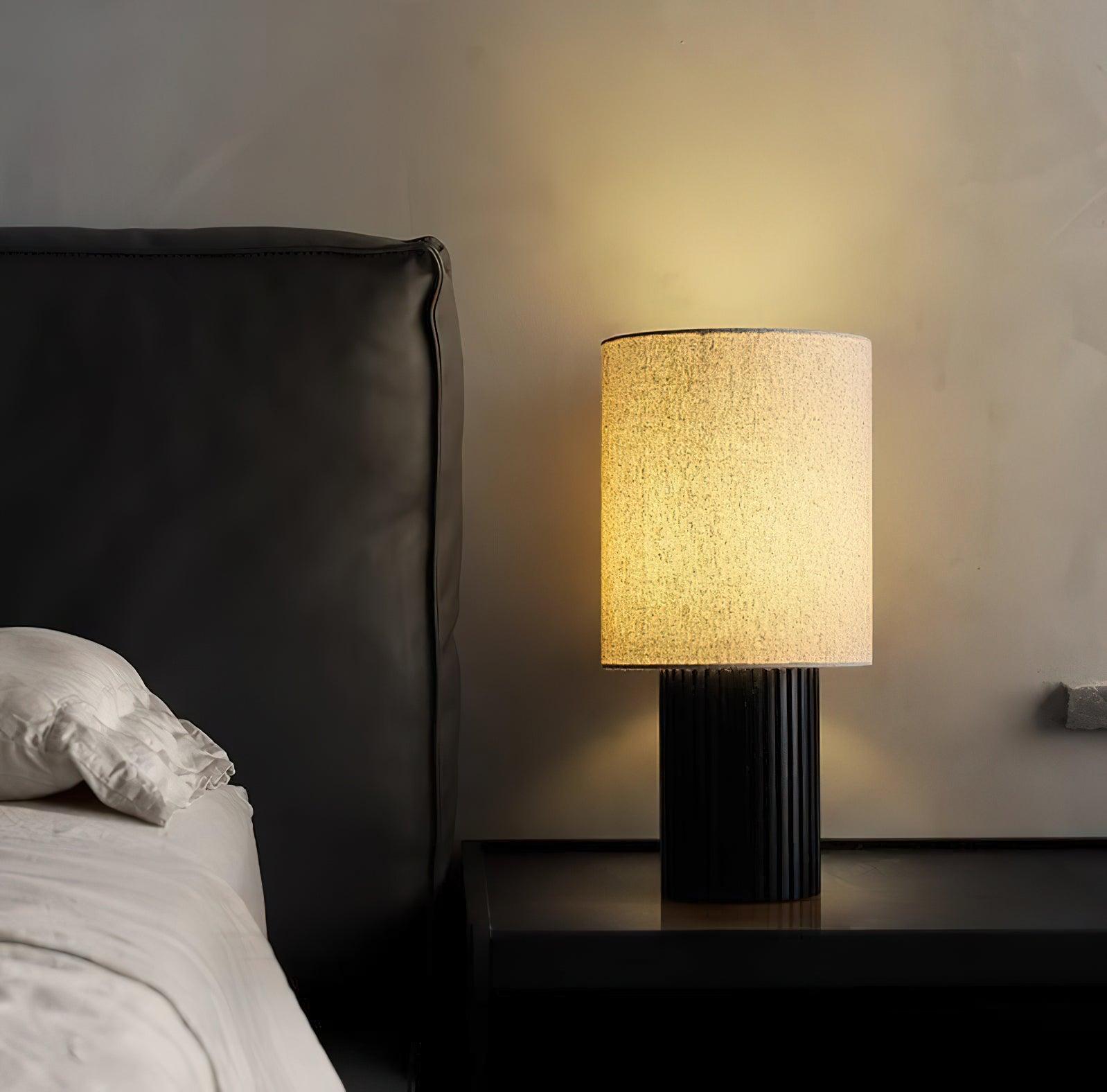 Grove Vintage Fabric Table Lamp - Blowlighting