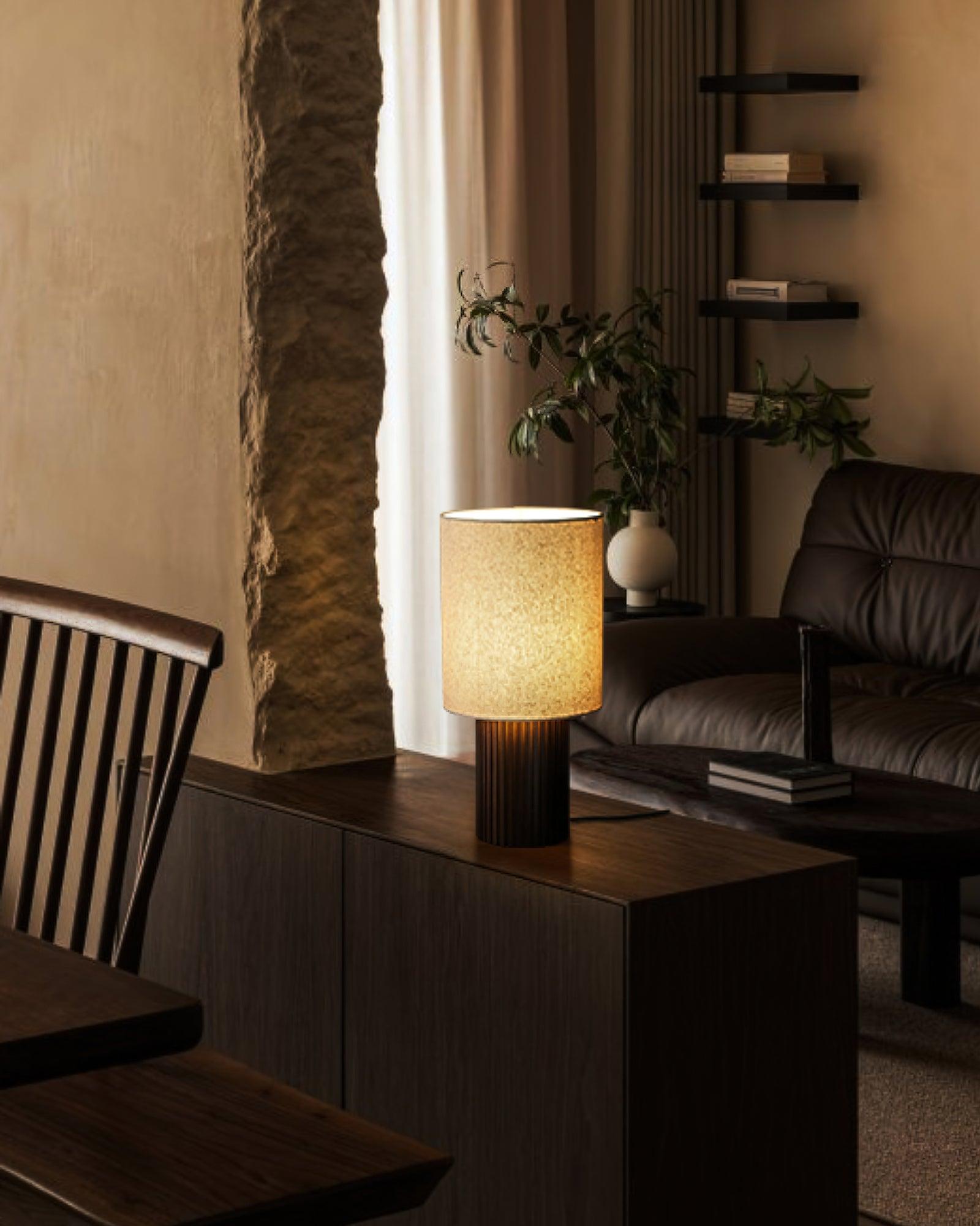 Grove Vintage Fabric Table Lamp - Blowlighting