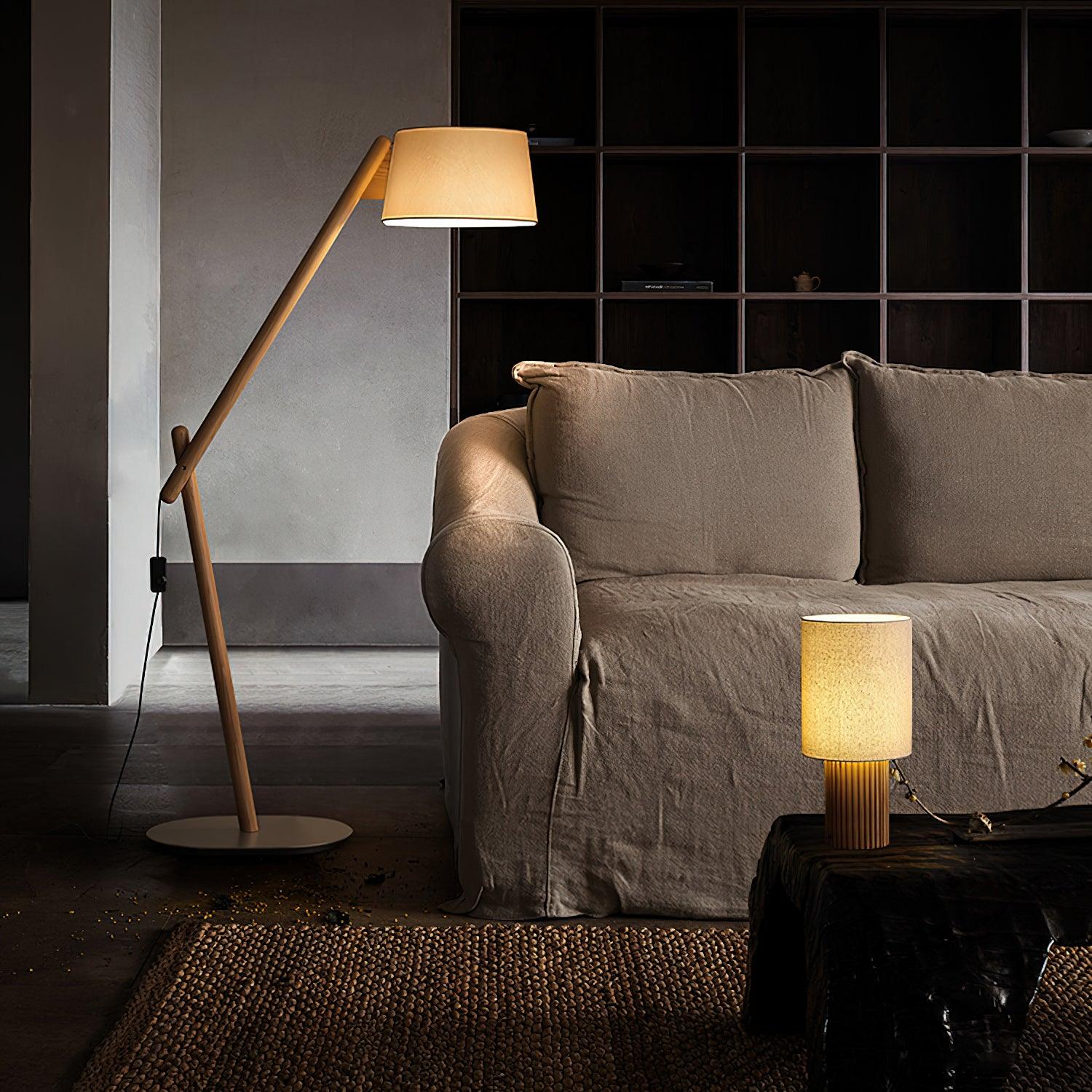 Grove Vintage Fabric Table Lamp - Blowlighting