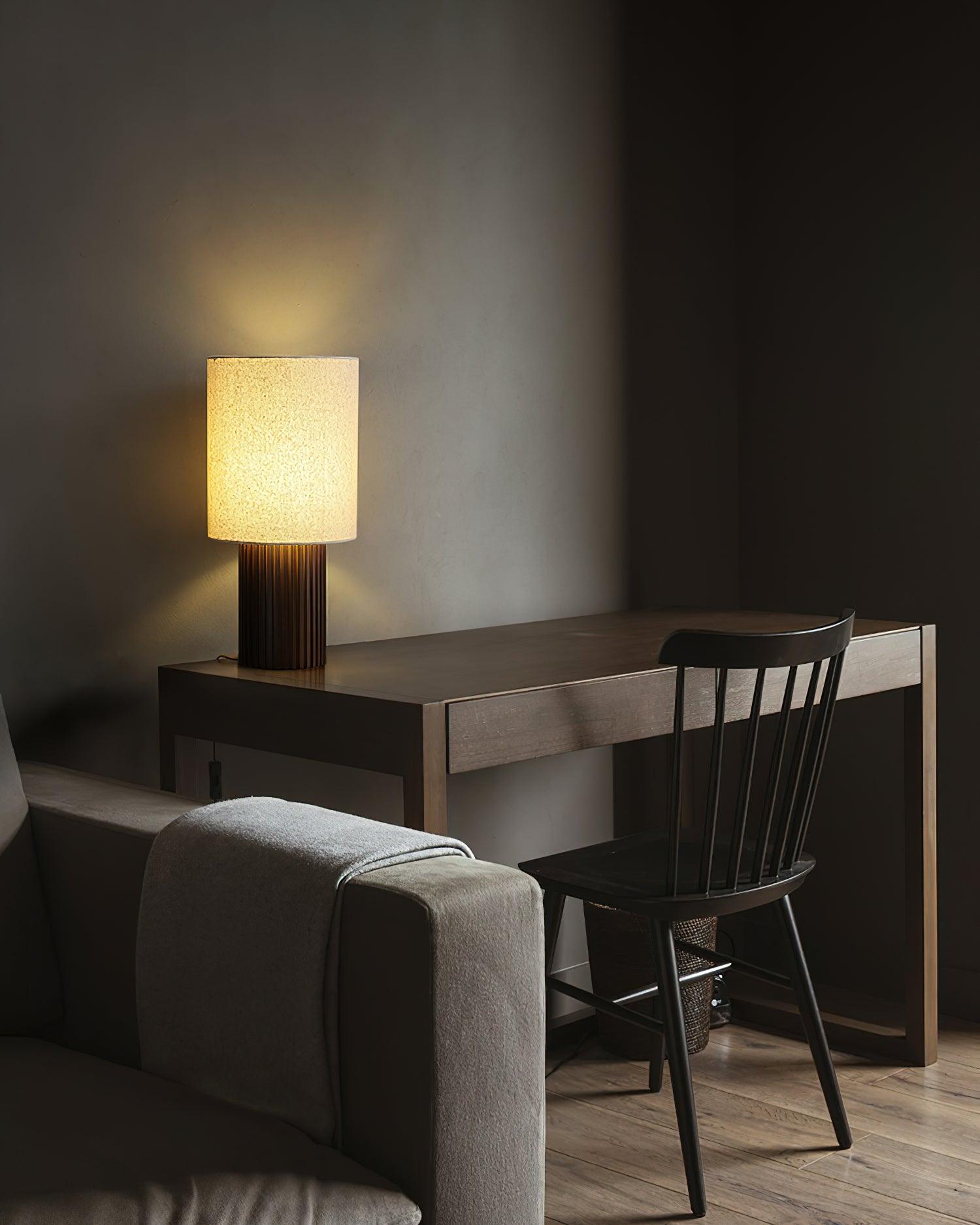 Grove Vintage Fabric Table Lamp - Blowlighting