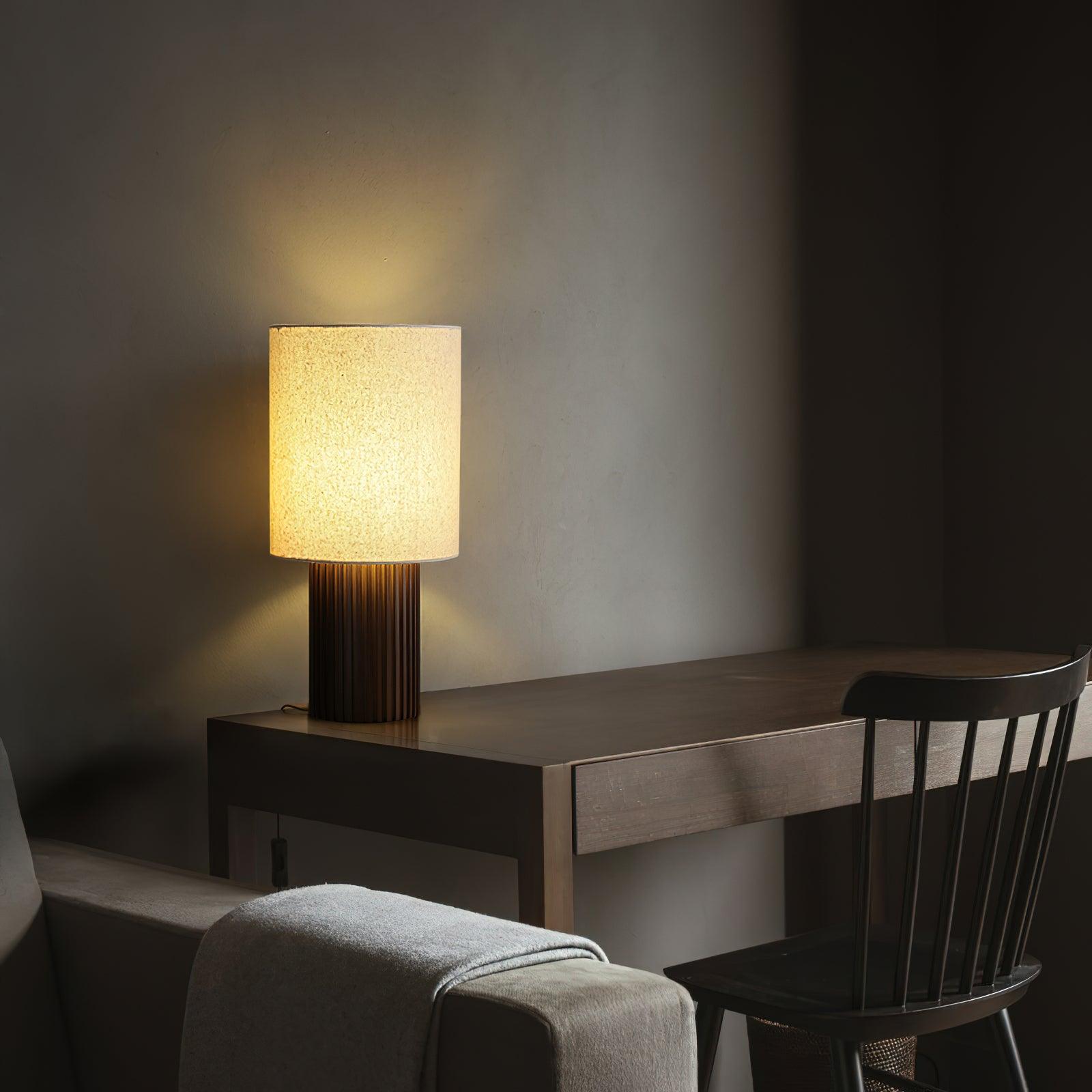 Grove Vintage Fabric Table Lamp - Blowlighting