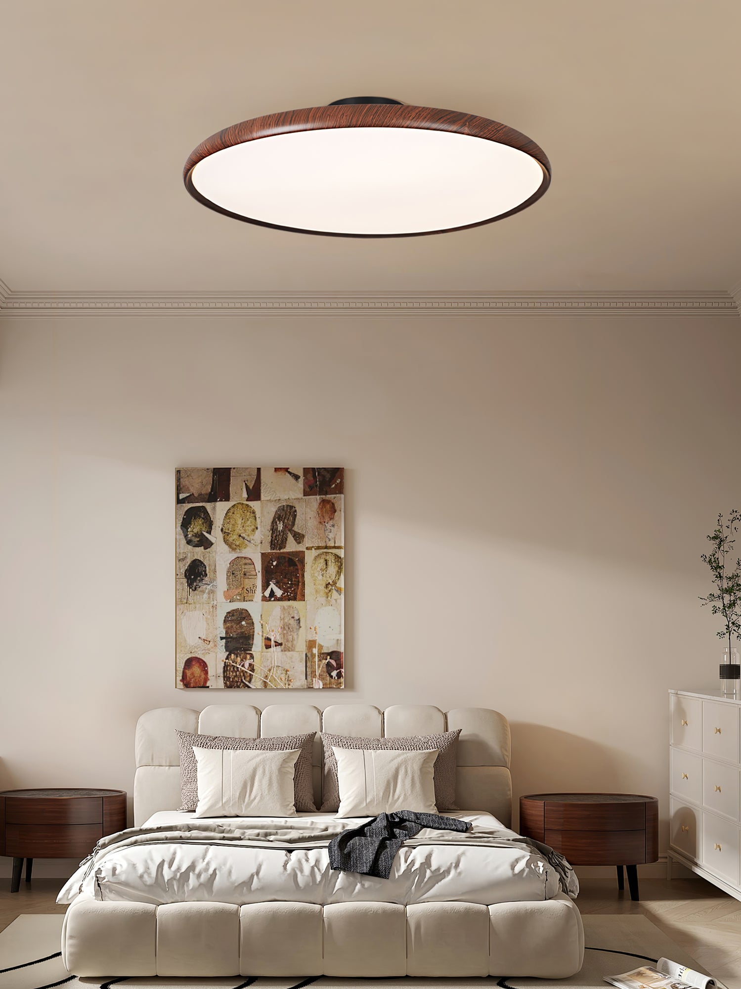 Lola Wood Grain Adjustable Ceiling Lamp - Blowlighting