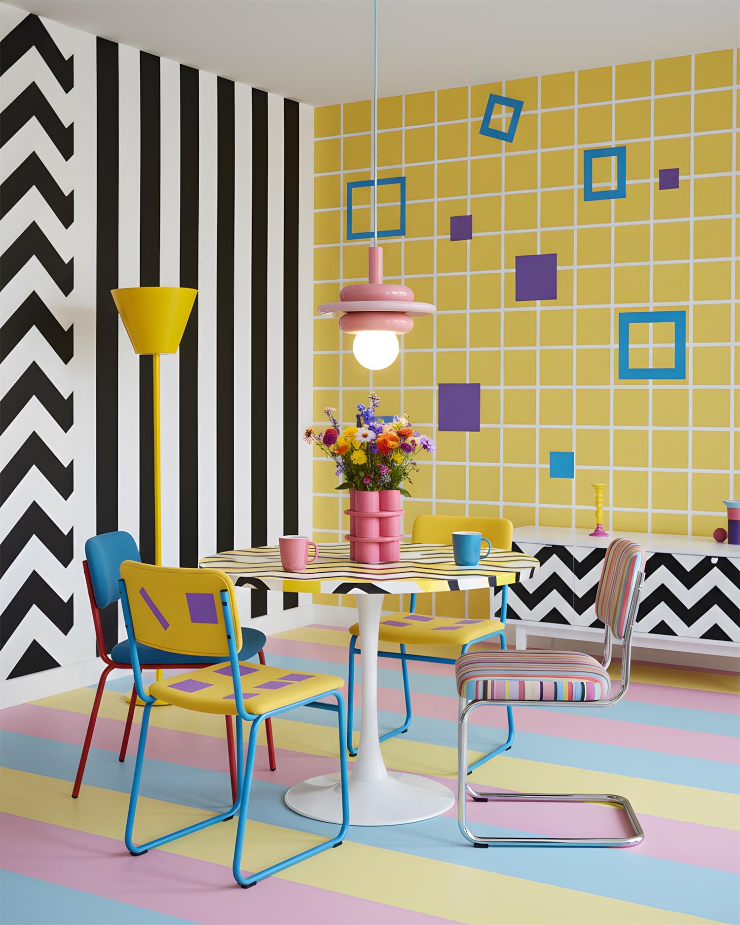 LolliDrop Memphis Glass Pendant Light