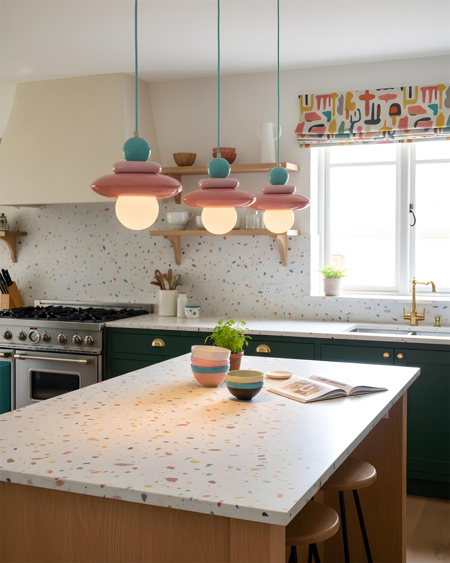 LolliDrop Memphis Glass Pendant Light