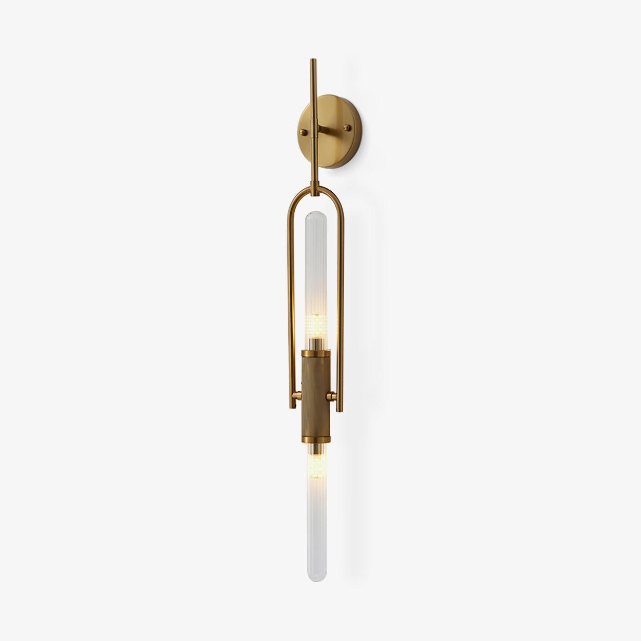 Olraeos Nordic Art Long Arc Glass Wall Lamp - Blowlighting