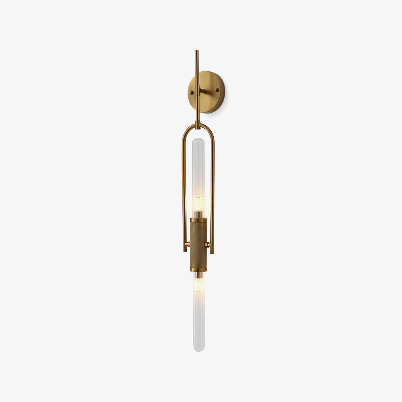 Olraeos Nordic Art Long Arc Glass Wall Lamp - Blowlighting