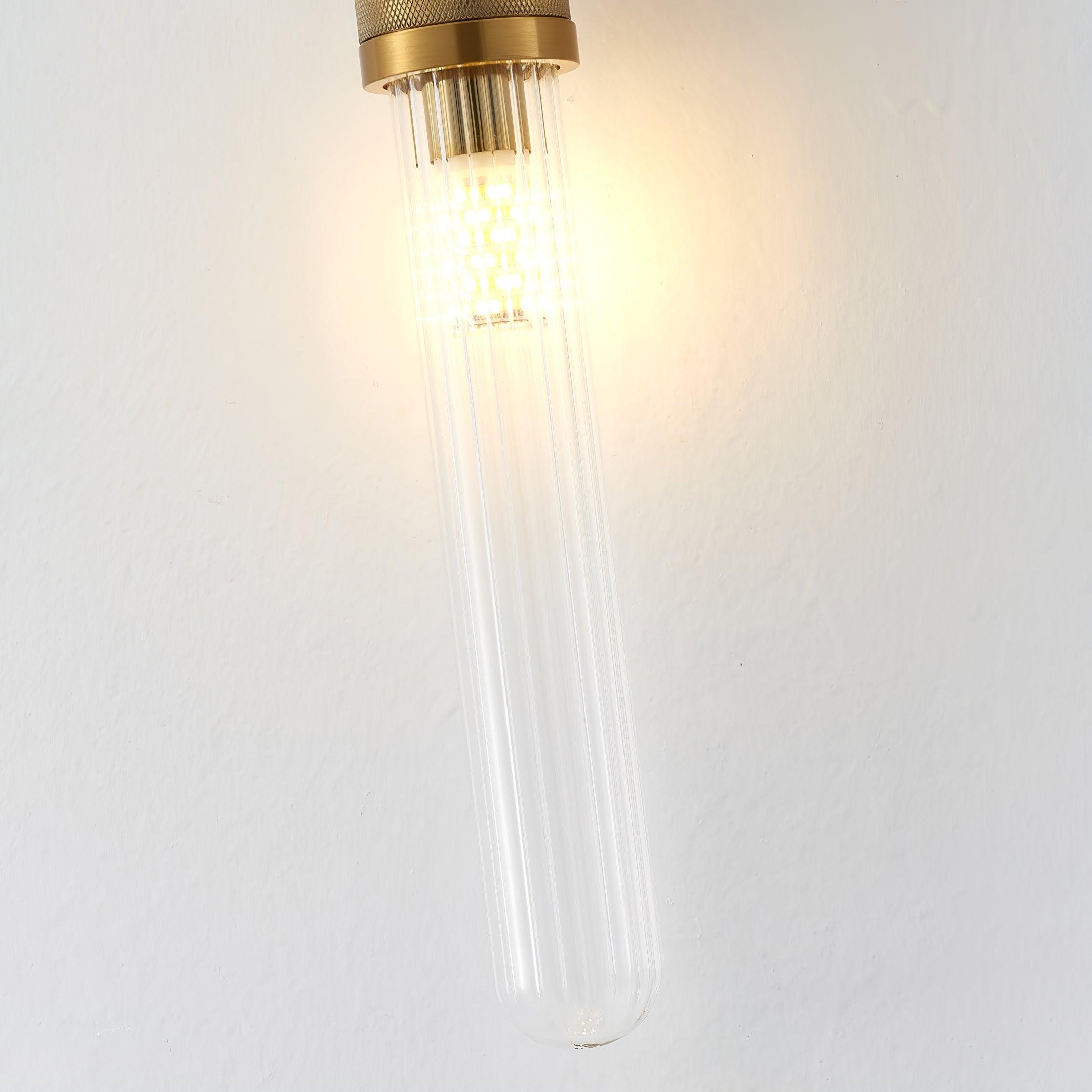 Olraeos Nordic Art Long Arc Glass Wall Lamp - Blowlighting