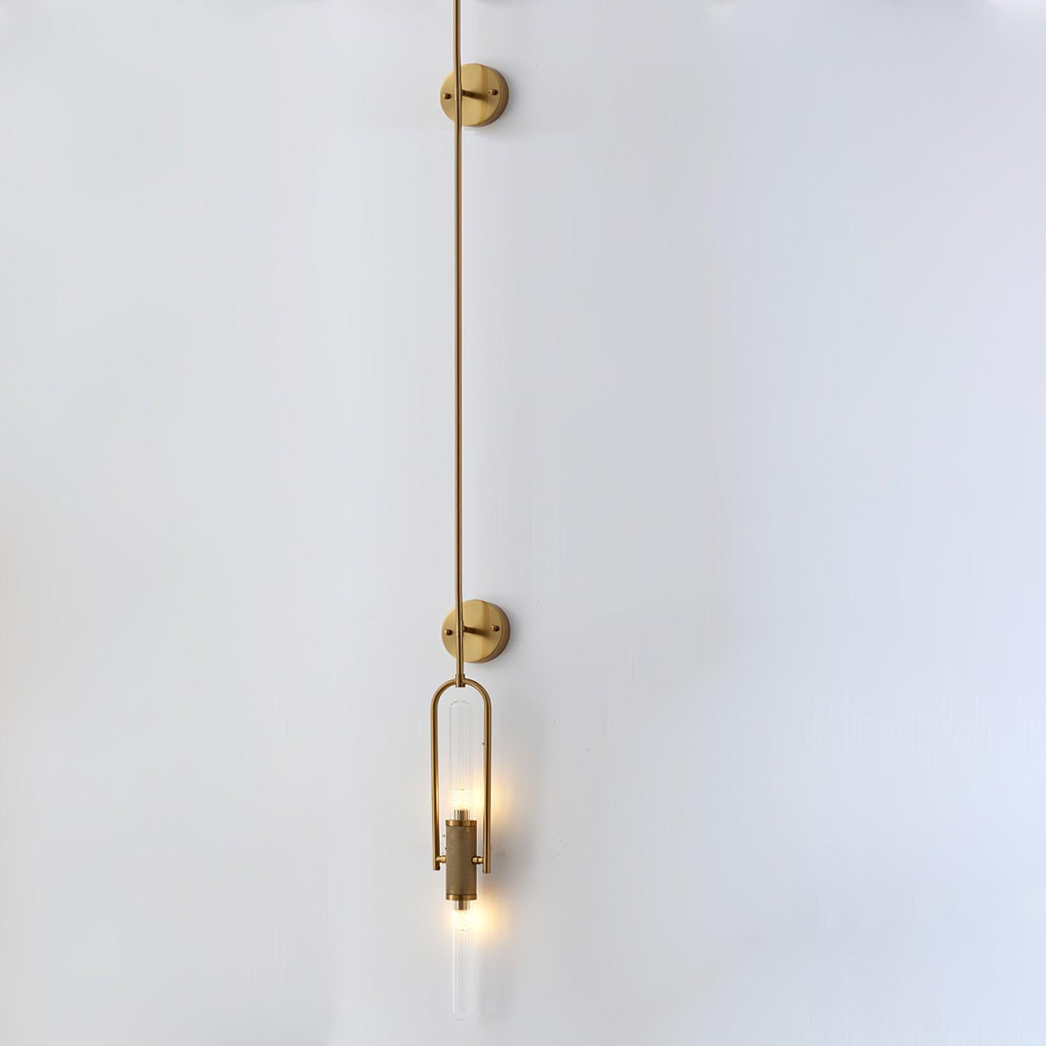 Olraeos Nordic Art Long Arc Glass Wall Lamp - Blowlighting