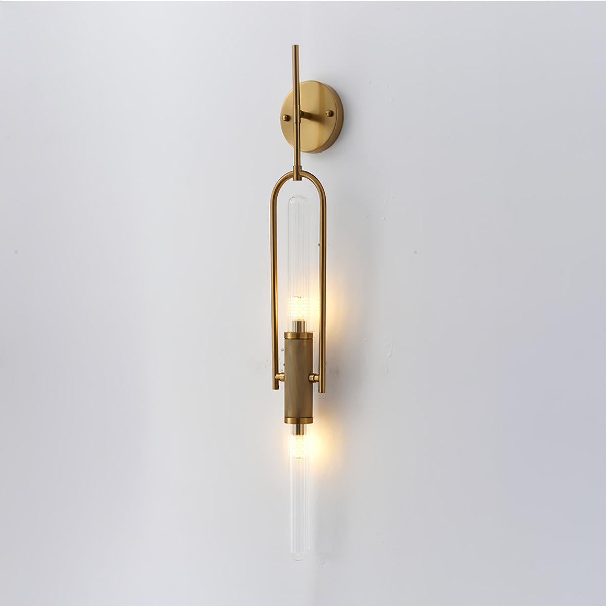 Olraeos Nordic Art Long Arc Glass Wall Lamp - Blowlighting