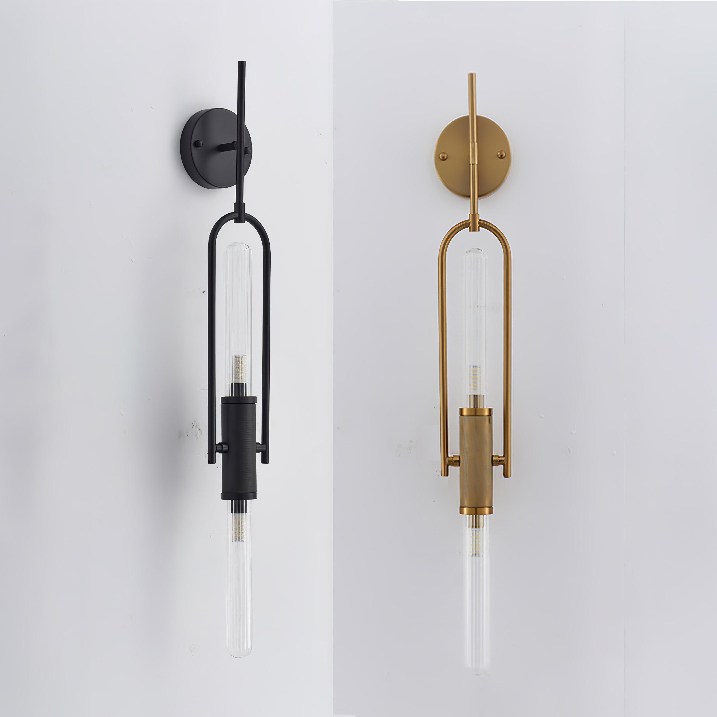 Olraeos Nordic Art Long Arc Glass Wall Lamp - Blowlighting