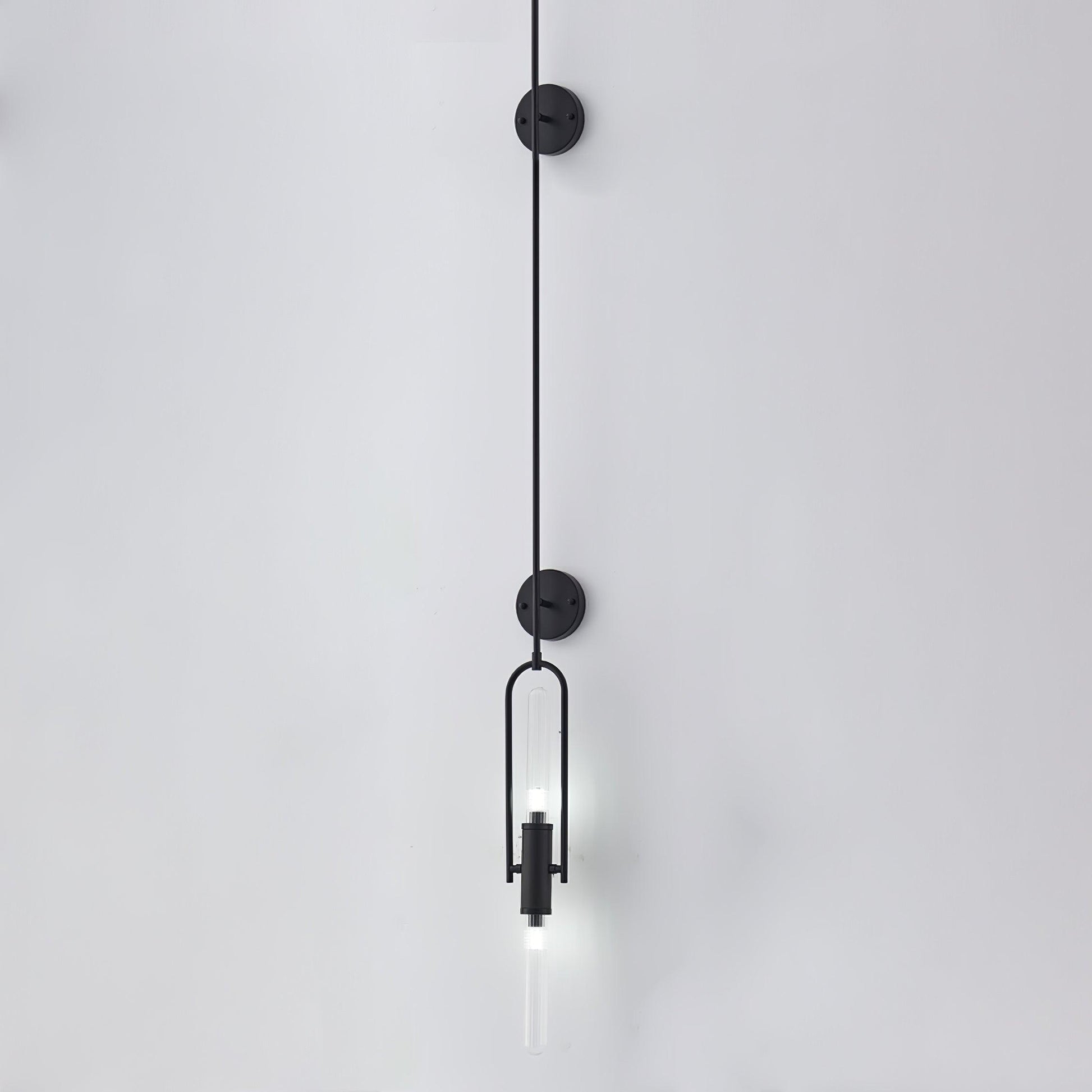 Olraeos Nordic Art Long Arc Glass Wall Lamp - Blowlighting