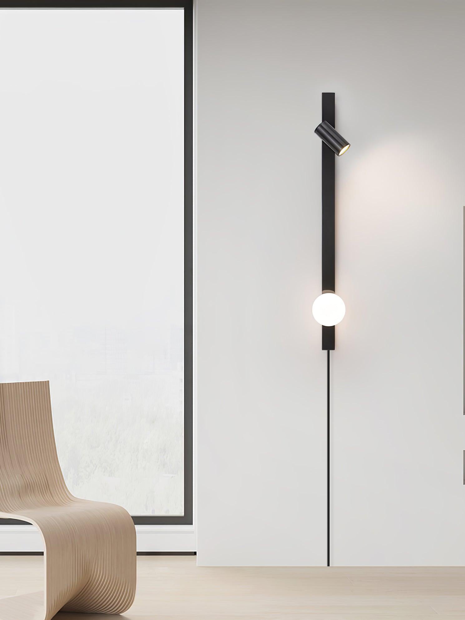 Long Arm Plug-in Wall Light - Blowlighting