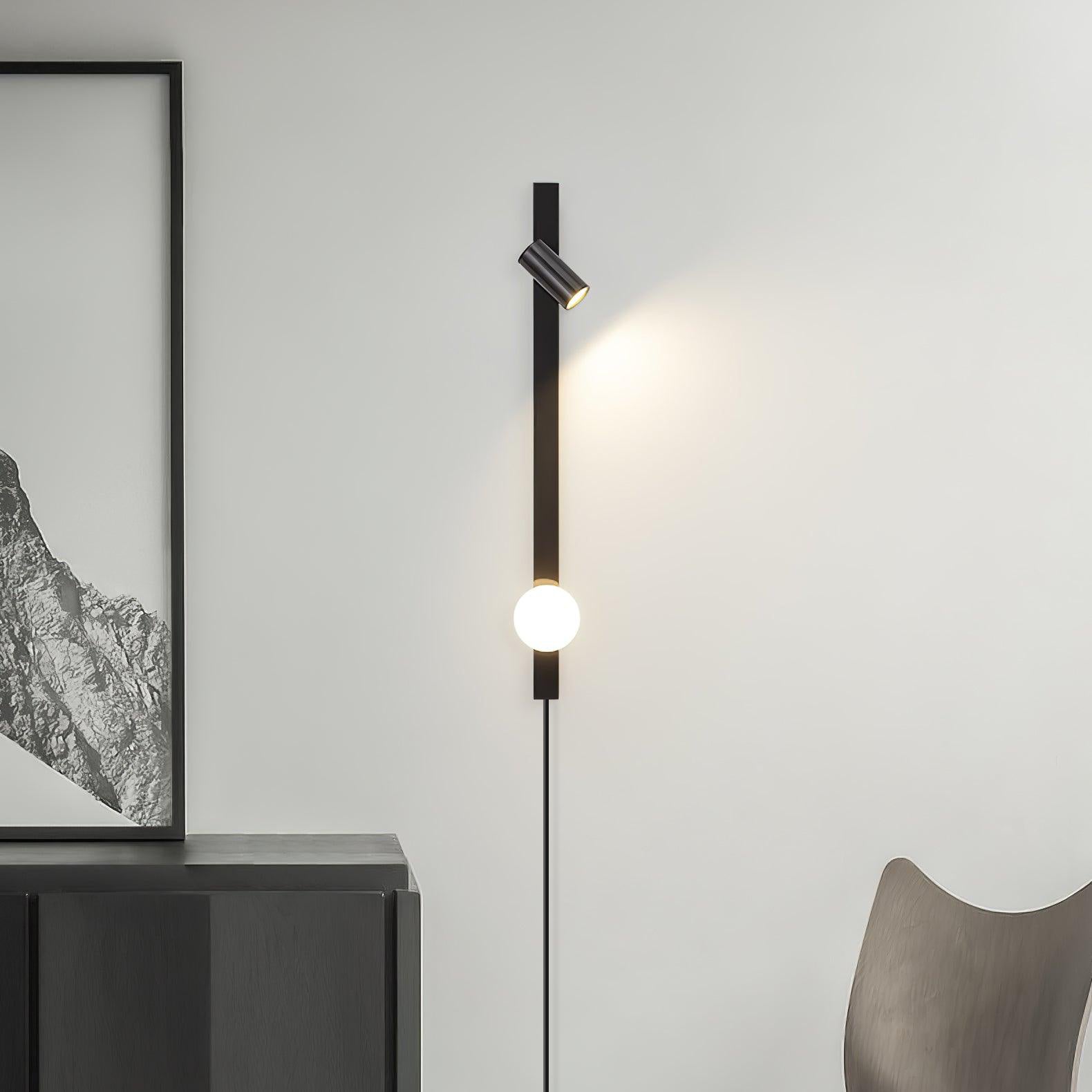Long Arm Plug-in Wall Light - Blowlighting