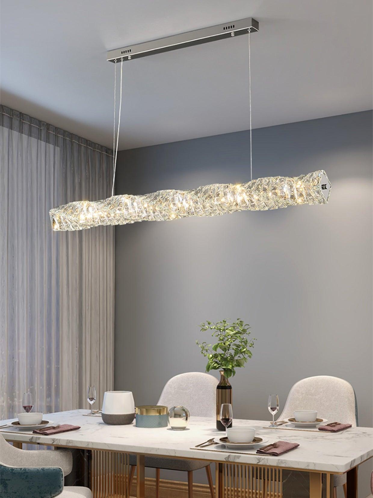 Long Crystal Pendant Lamp - Blowlighting