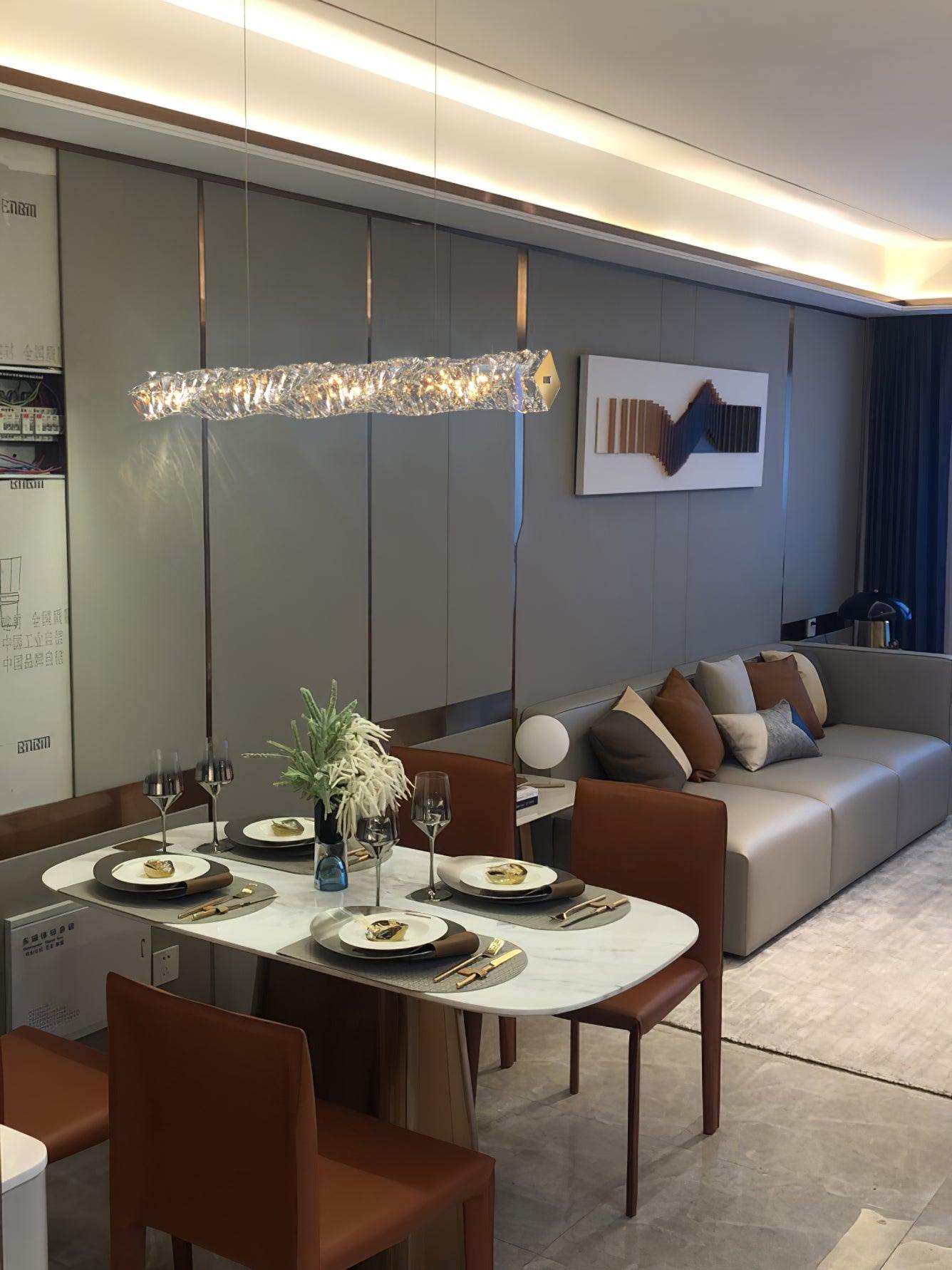 Long Crystal Pendant Lamp - Blowlighting