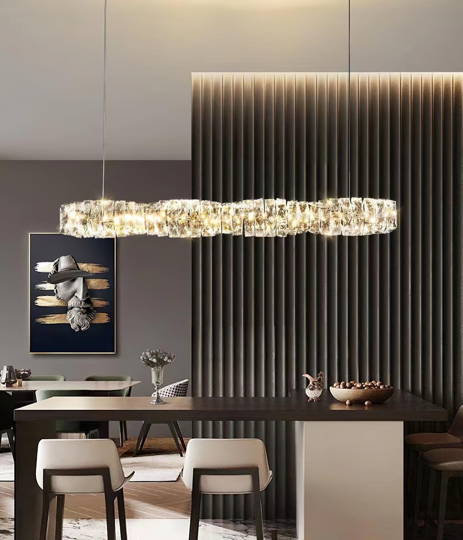 Long Crystal Pendant Lamp - Blowlighting