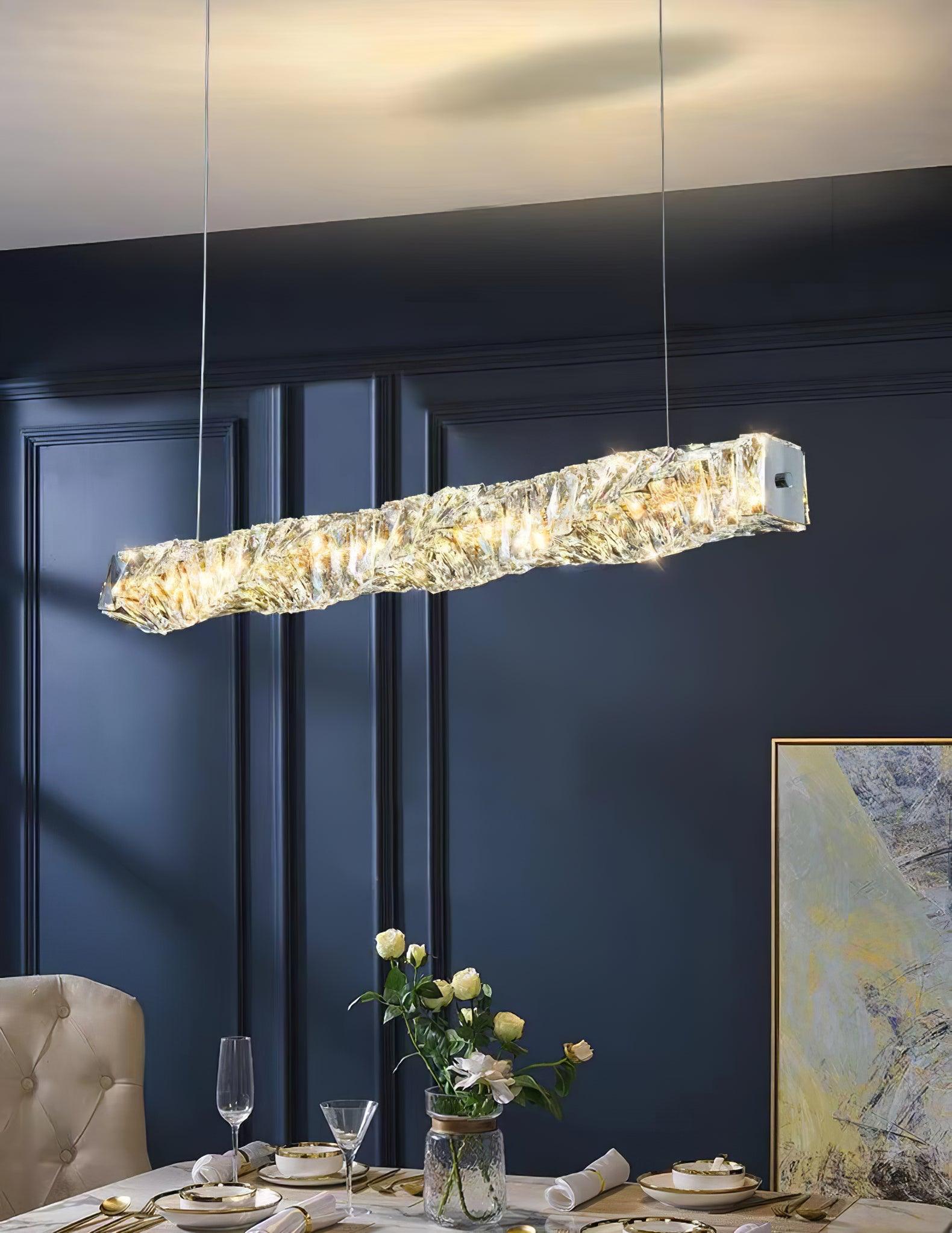 Long Crystal Pendant Lamp - Blowlighting