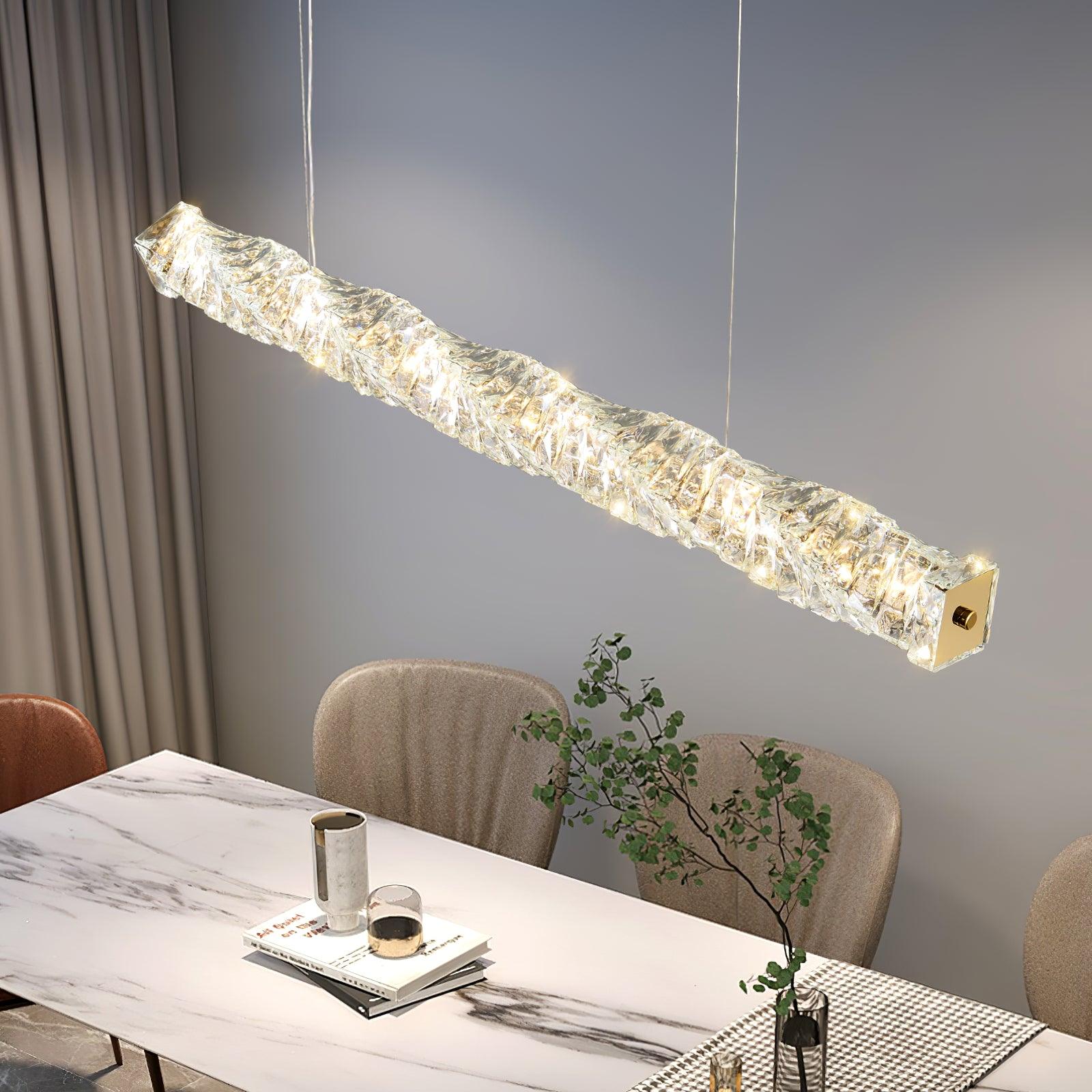 Long Crystal Pendant Lamp - Blowlighting