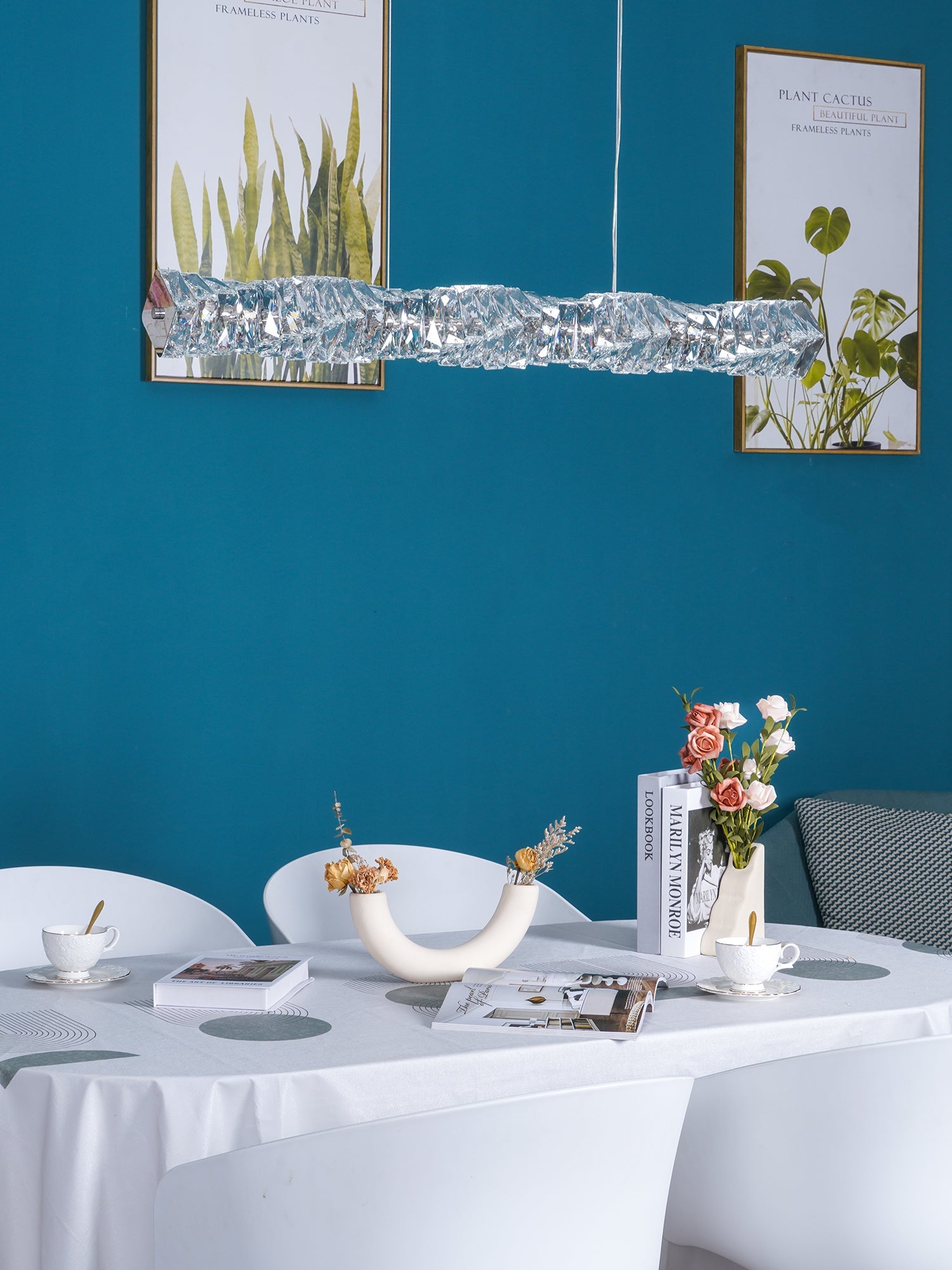 Long Crystal Pendant Lamp - Blowlighting
