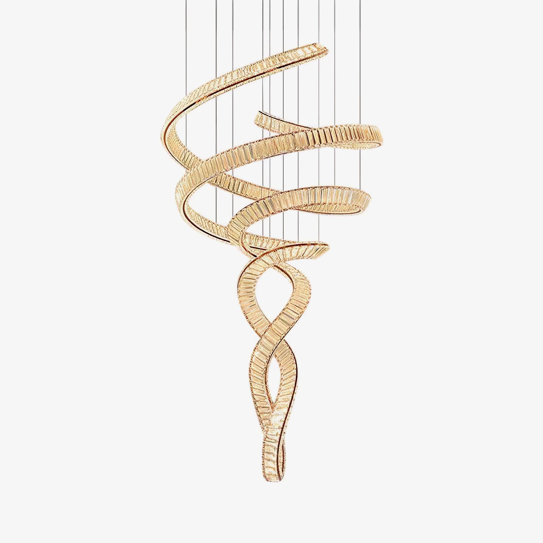Cotalan Fluid Gold Pendant Light - Blowlighting
