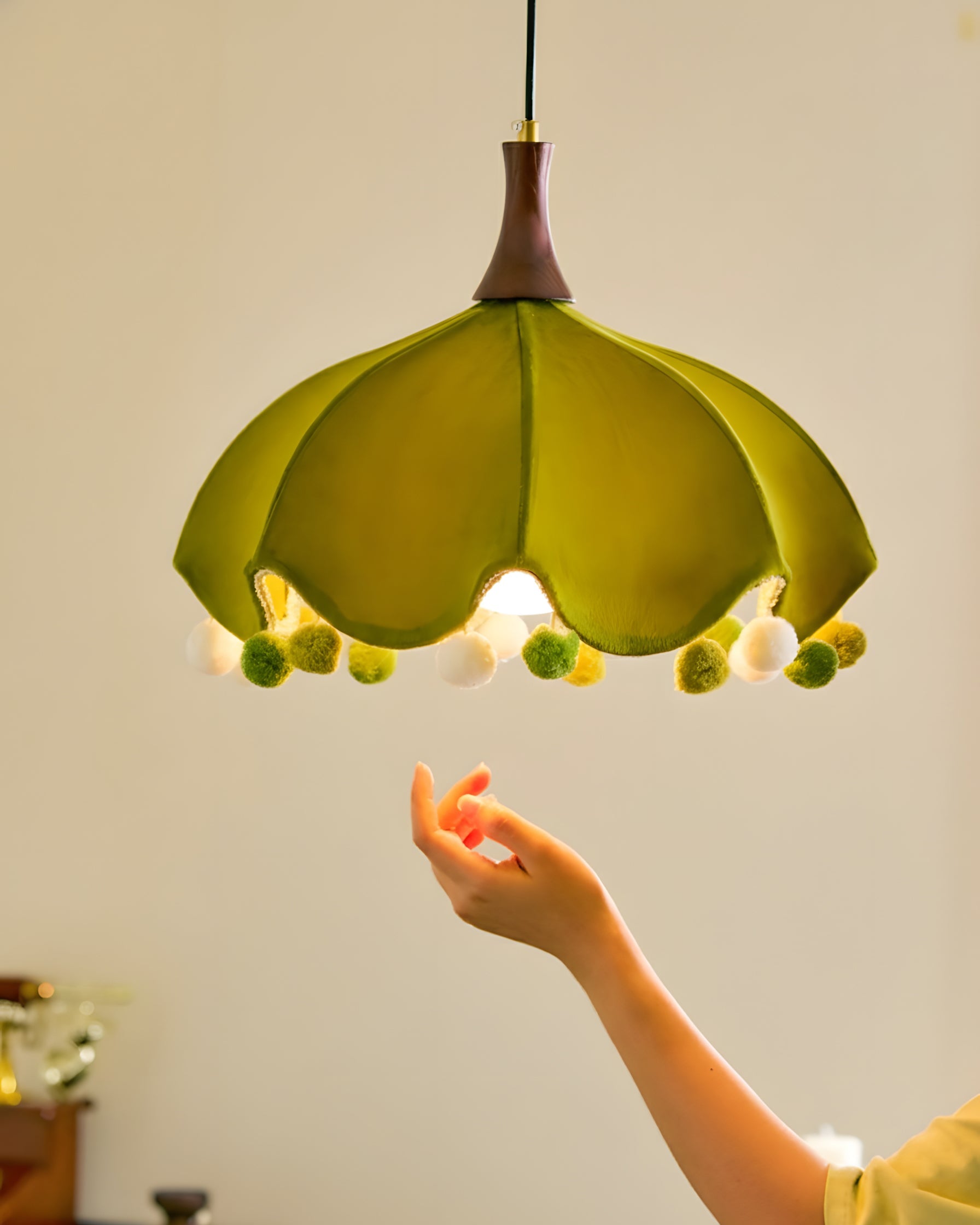 Looma Natural Fabric Pendant Light