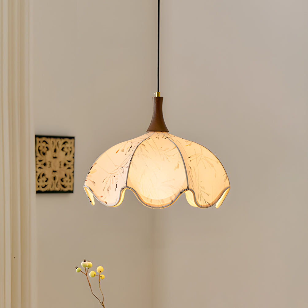 Looma Natural Fabric Pendant Light