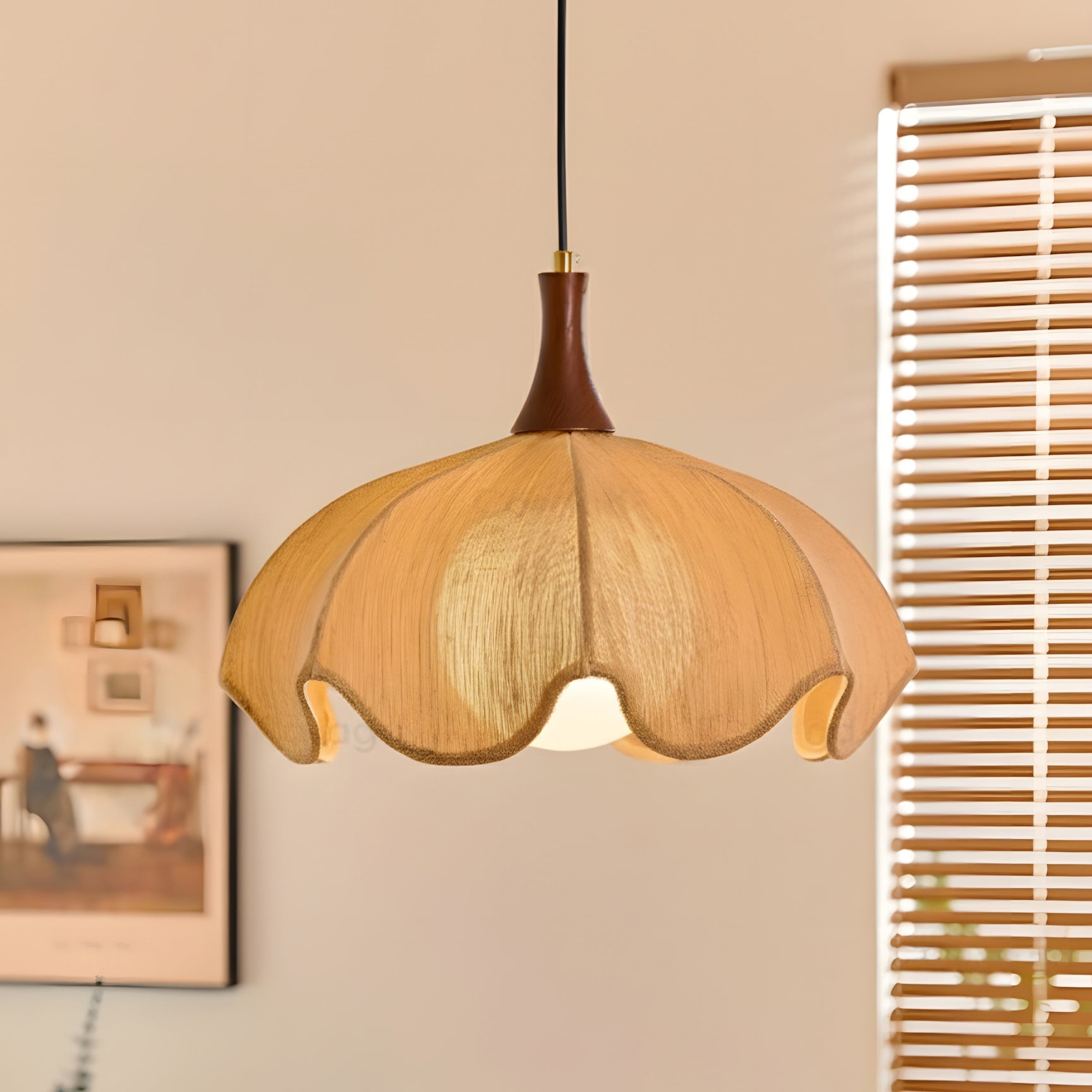 Looma Natural Fabric Pendant Light