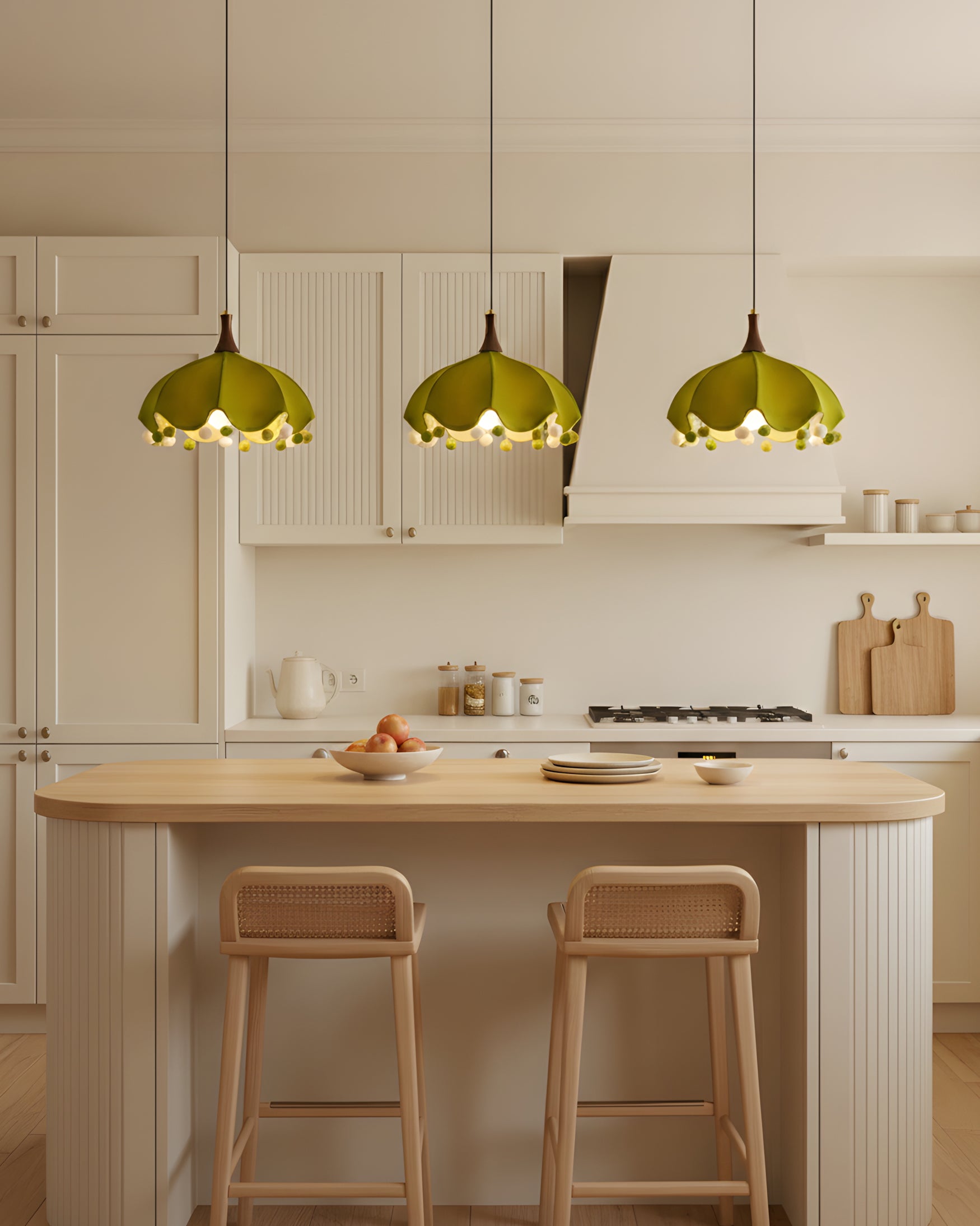 Looma Natural Fabric Pendant Light