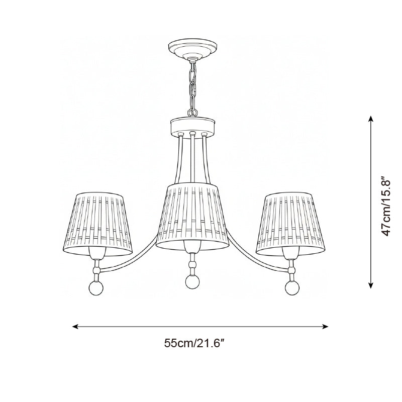 Loomcrest Oriental Cotton Thread Chandelier