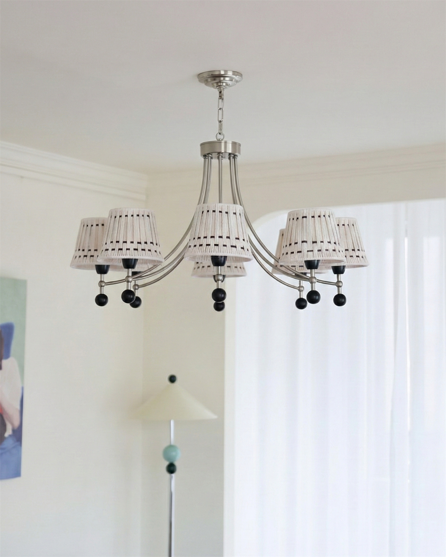 Loomcrest Oriental Cotton Thread Chandelier