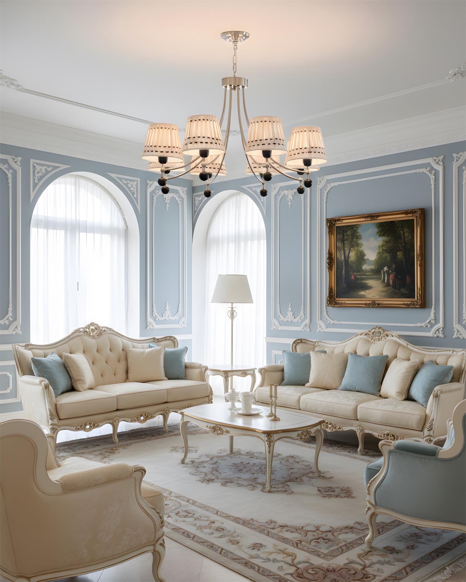 Loomcrest Oriental Cotton Thread Chandelier