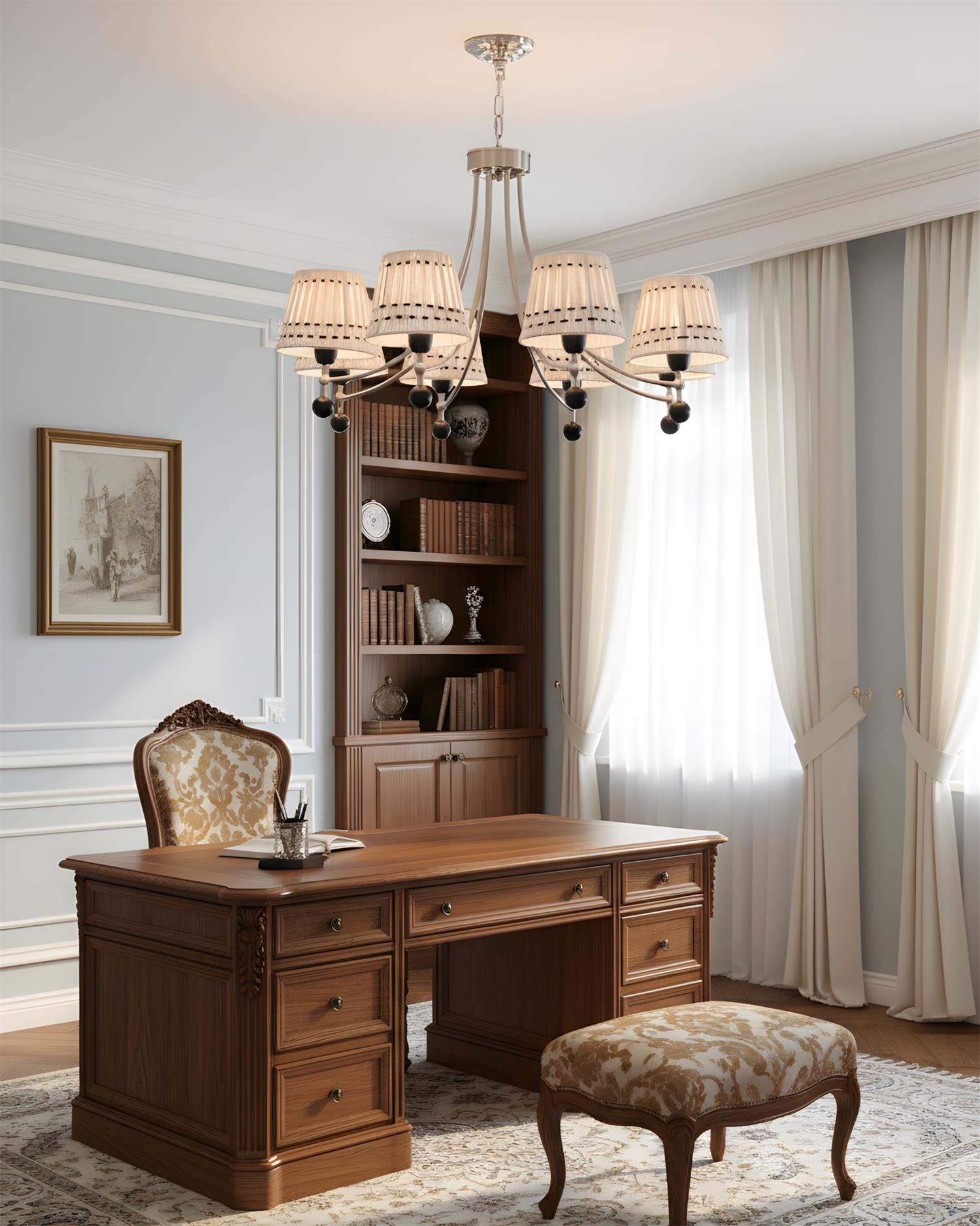 Loomcrest Oriental Cotton Thread Chandelier