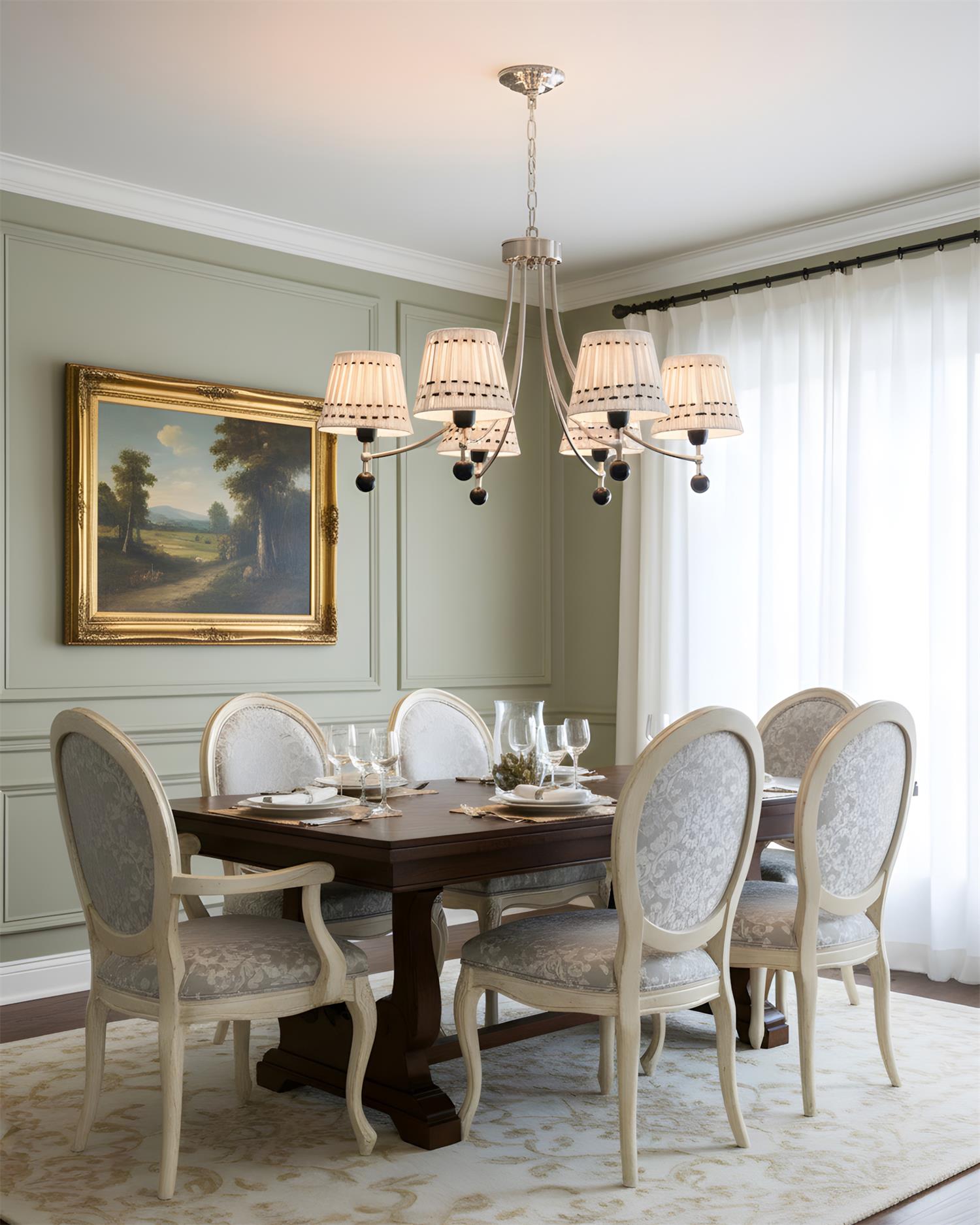 Loomcrest Oriental Cotton Thread Chandelier