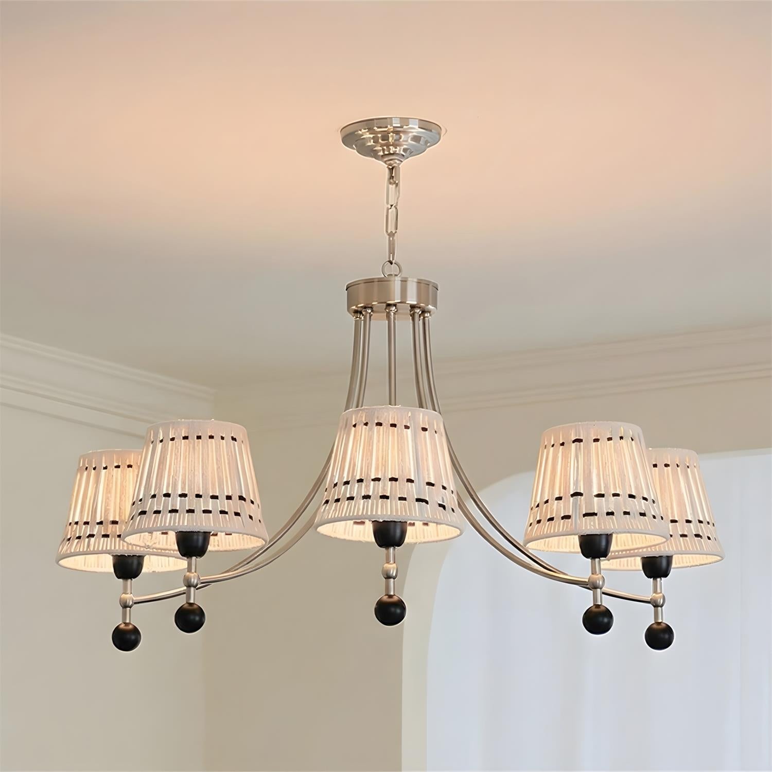 Loomcrest Oriental Cotton Thread Chandelier