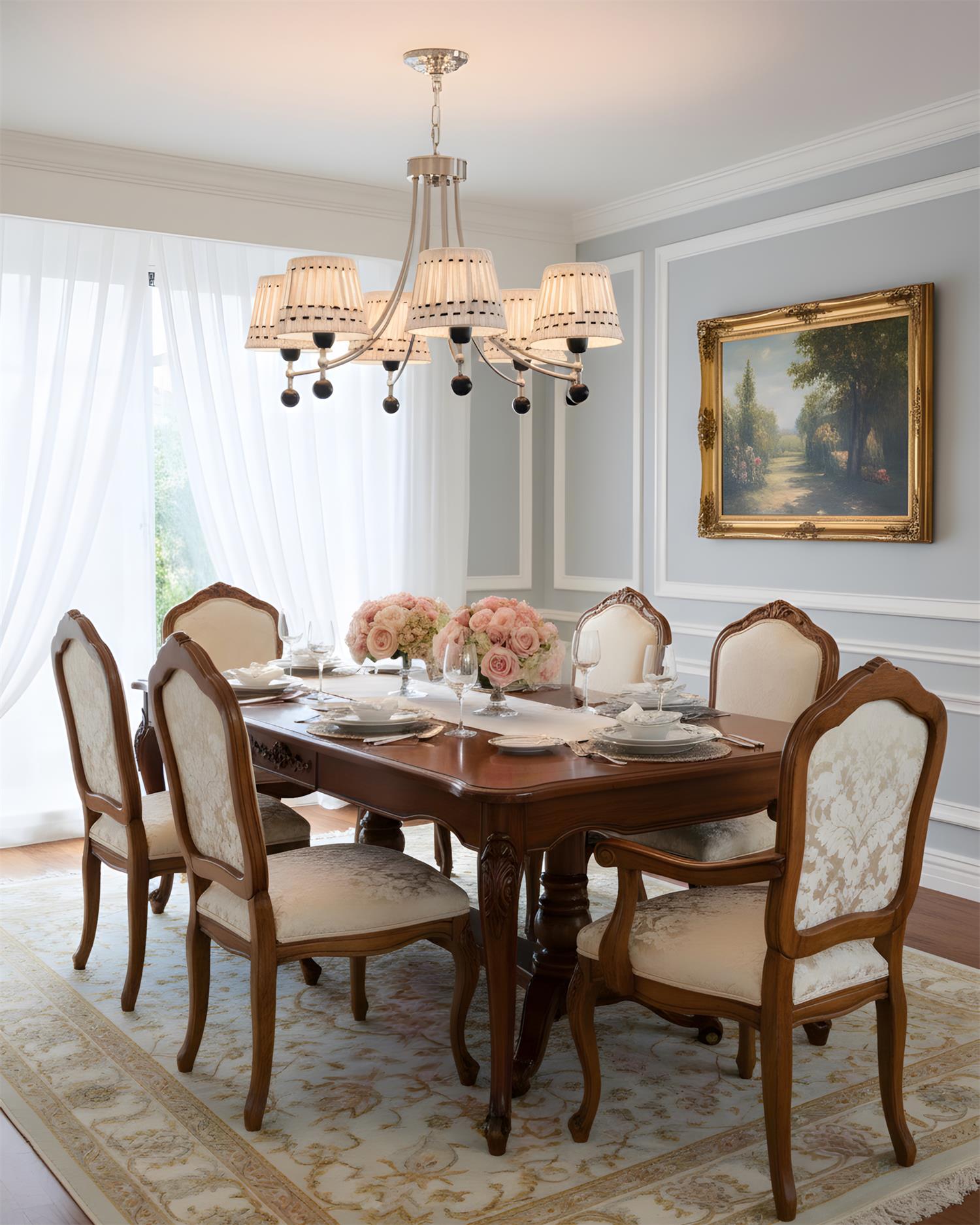 Loomcrest Oriental Cotton Thread Chandelier