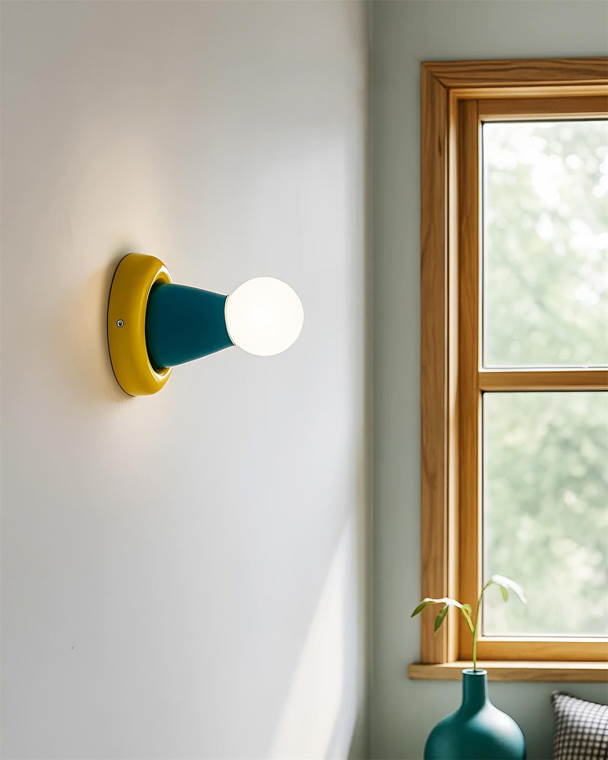 Tinker Minimalist Metal Bell Wall Light